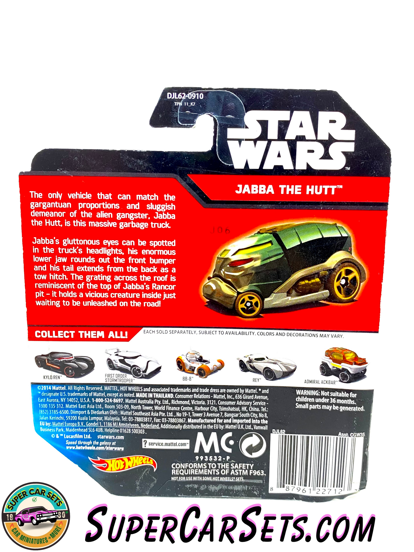 Star Wars (#24) Jabba The Hutt - Hot Wheels