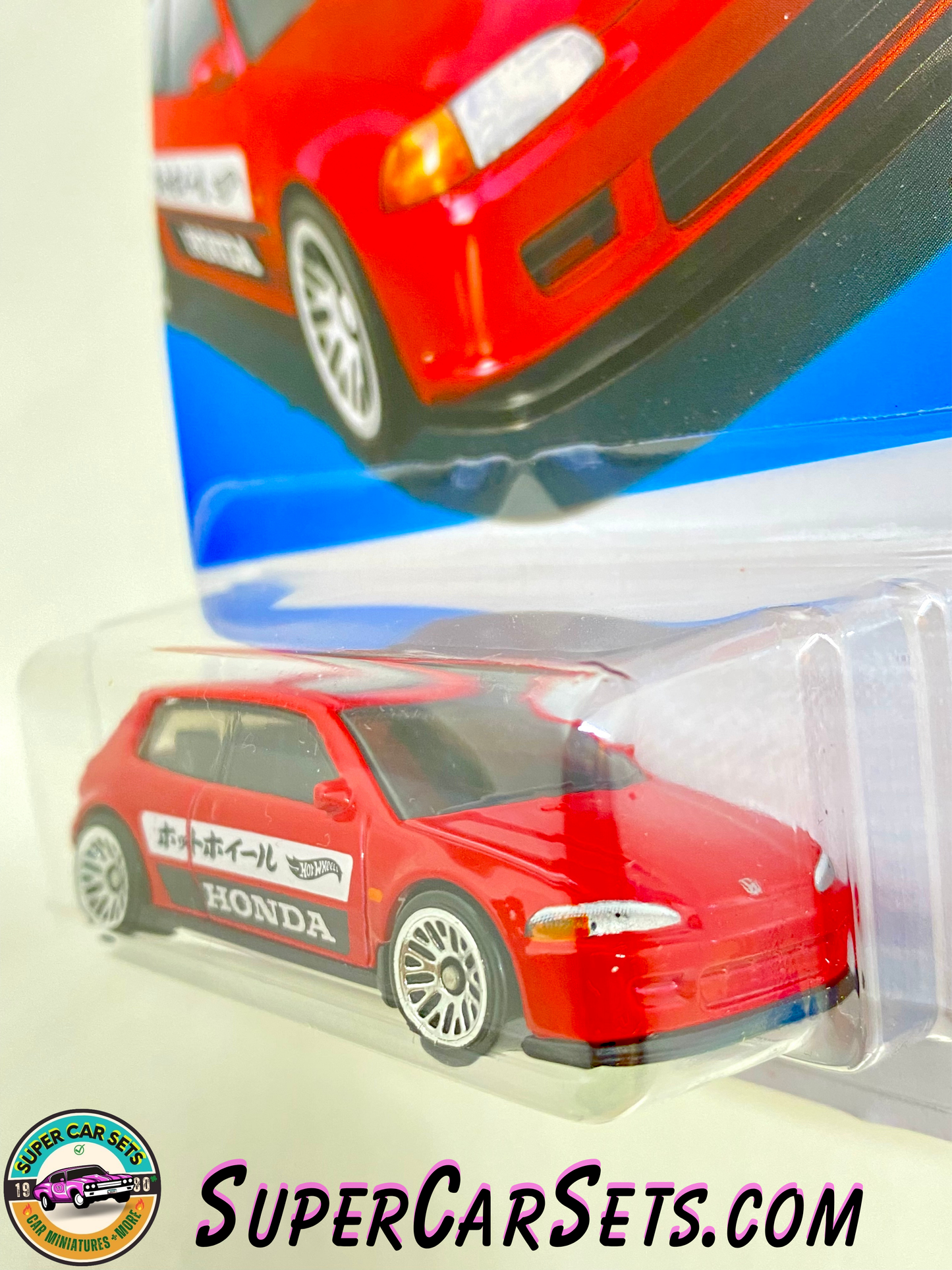 92 Honda Civic EG (red colour) - Hot Wheels HW J-Imports - 2024 (4/10) (95/250)