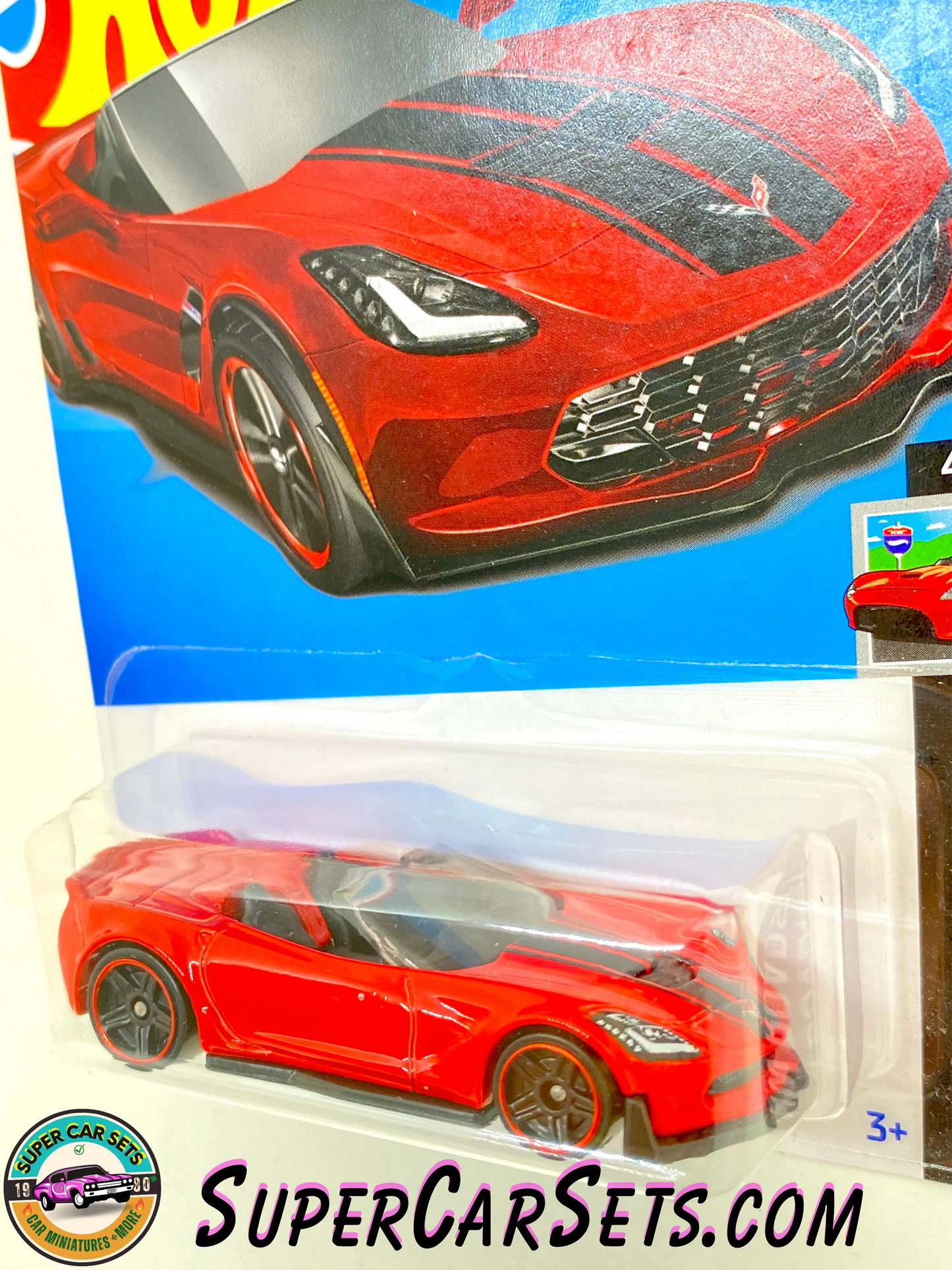 Corvette C7 Z06 Convertible (red colour) - Hot Wheels HW Roadsters 2023 (4/10) (34/250)