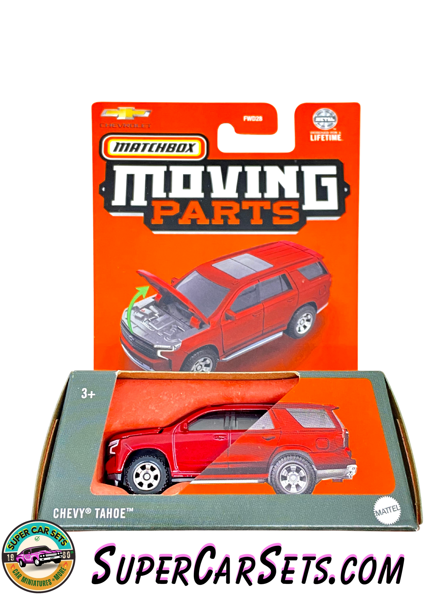 Chevy Tahoe (red colour) - Matchbox Moving Parts