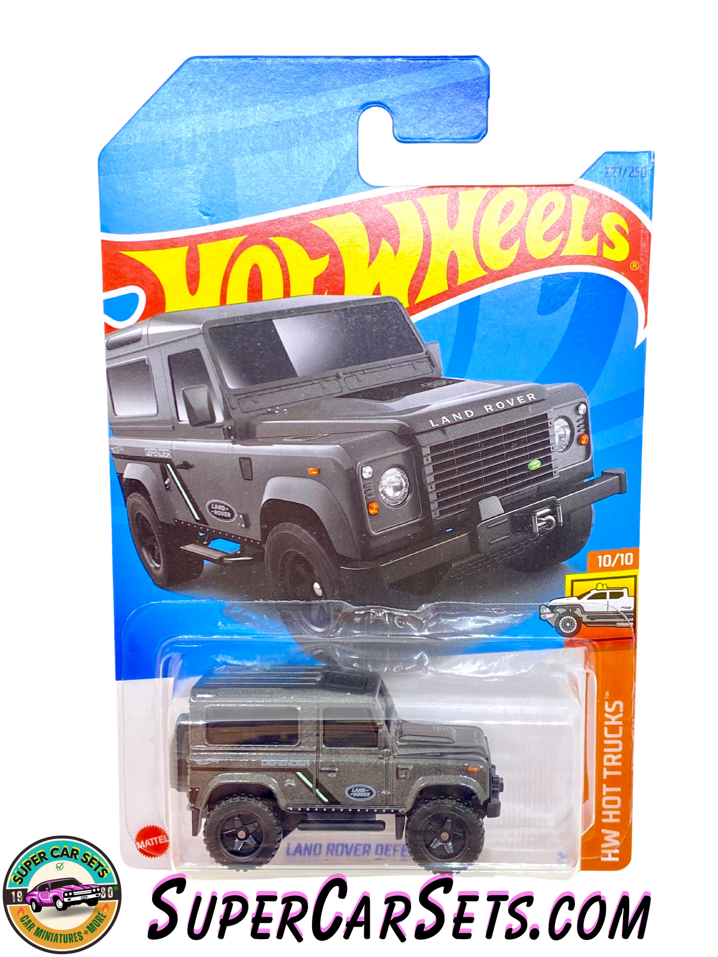 Land Rover Defender (dark grey colour) - Hot Wheels HW Hot Trucks - 2023 (10/10) (227/250)