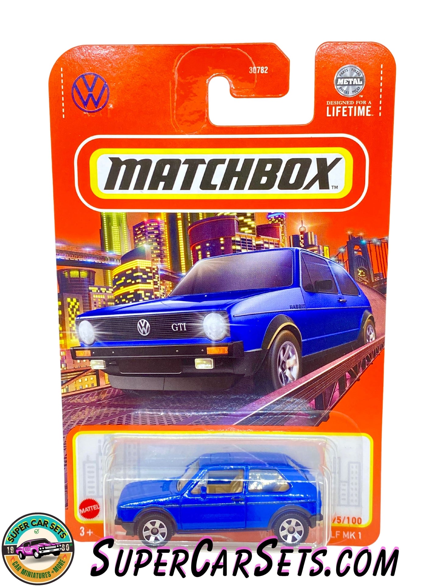 Volkswagen Golf MK1 (blue colour) (95/100) - Matchbox