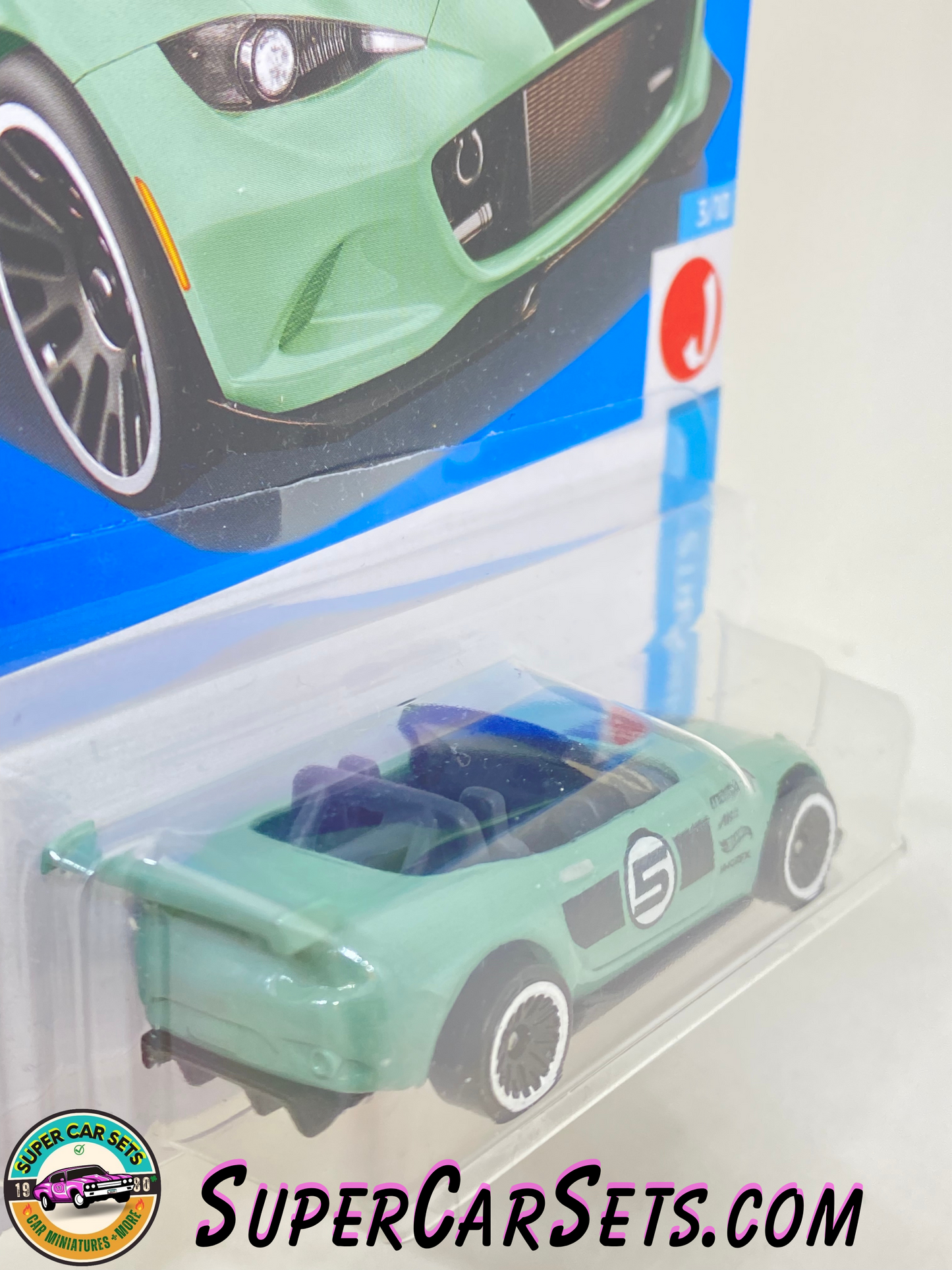 15 Mazda MX-5 Miata (green colour) - Hot Wheels HW J-Imports - 2024 (3/10) (69/250)