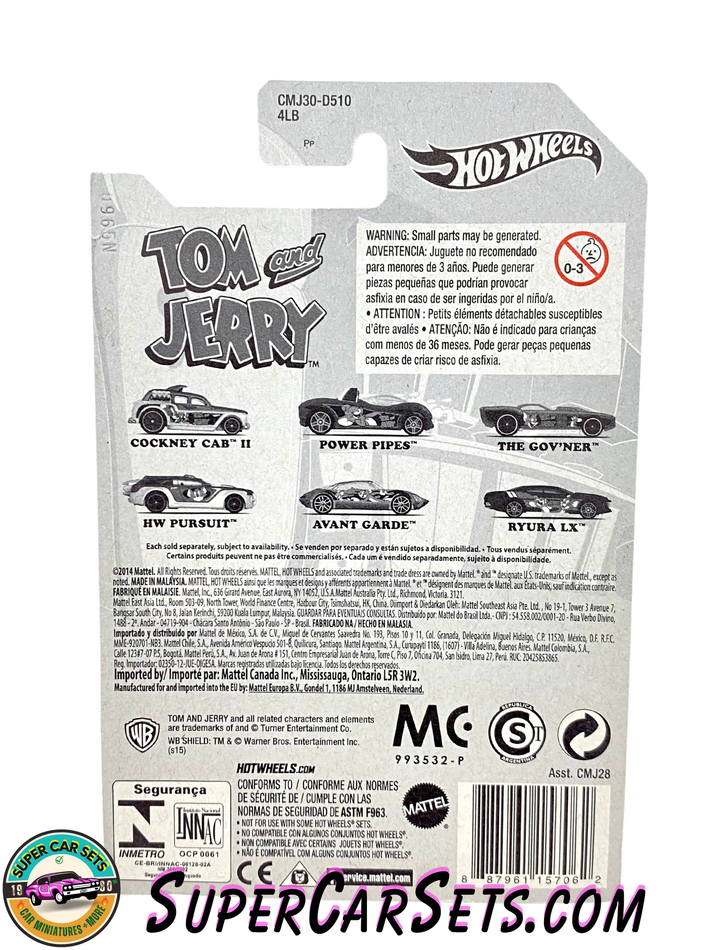 Hot Wheels - Tom and Jerry (2/6) Power Pipes