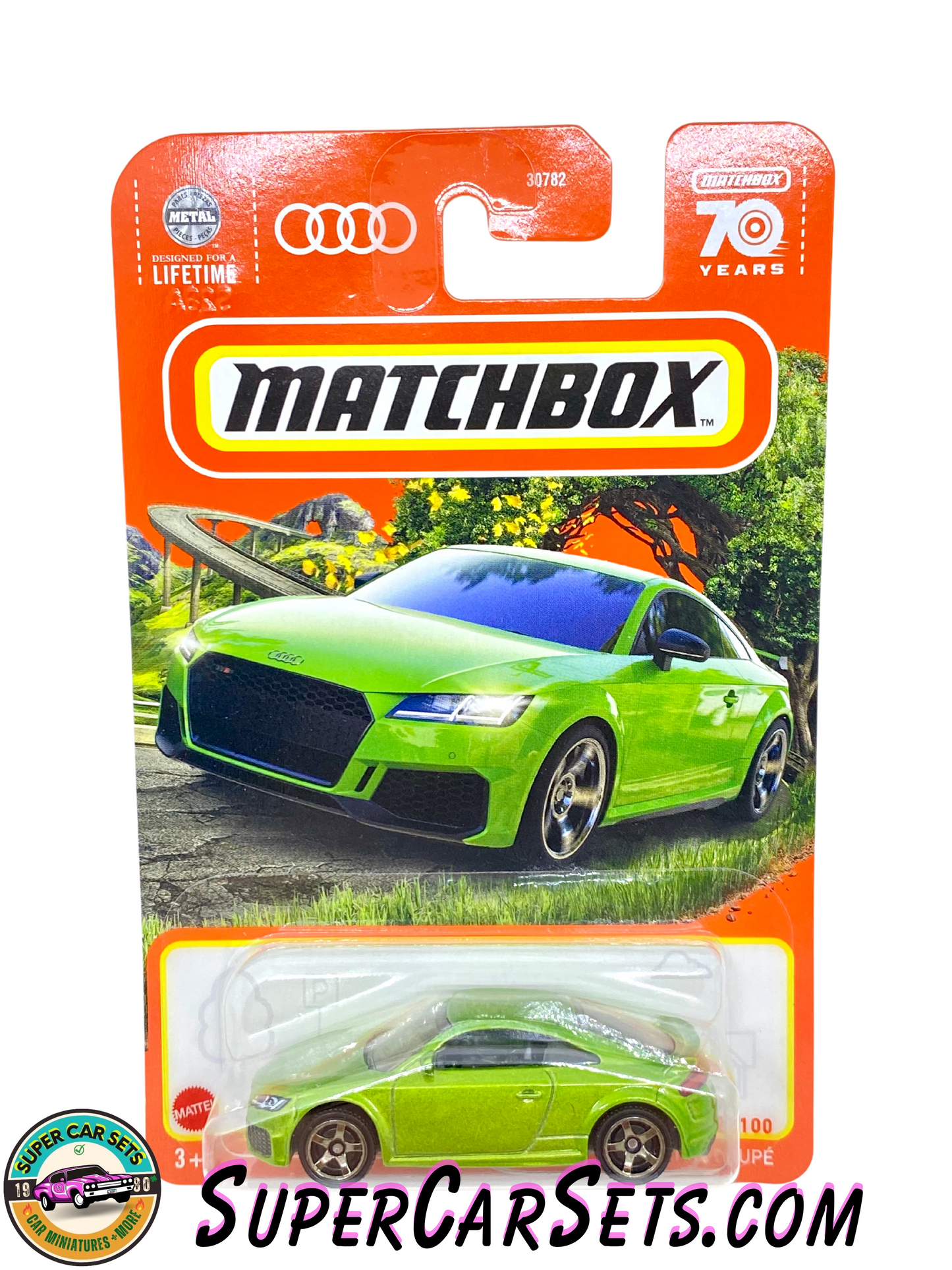 Audi TT RS Coupé (2/100) (green colour) - Matchbox