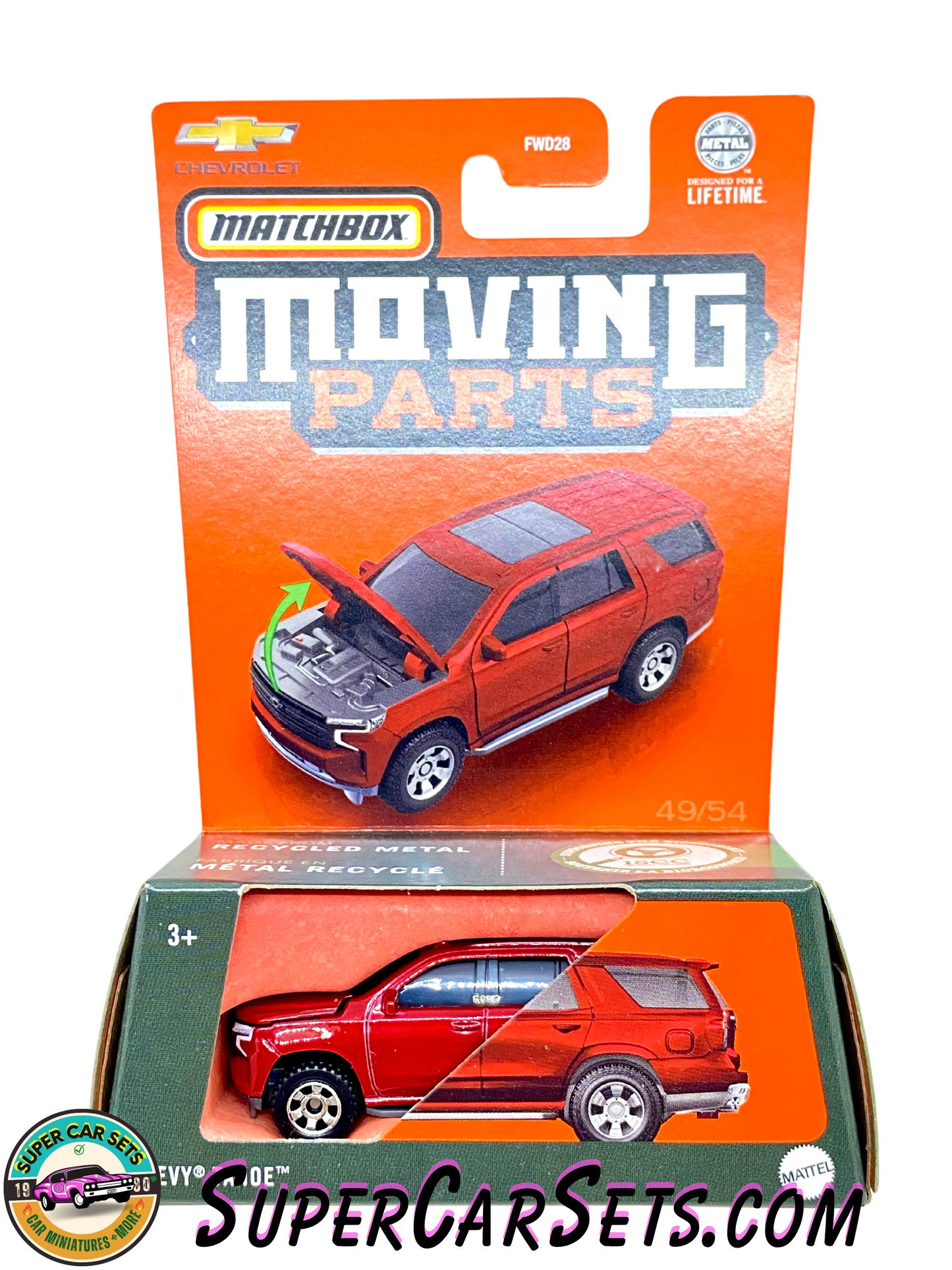 Chevy Tahoe (red colour) - Matchbox Moving Parts