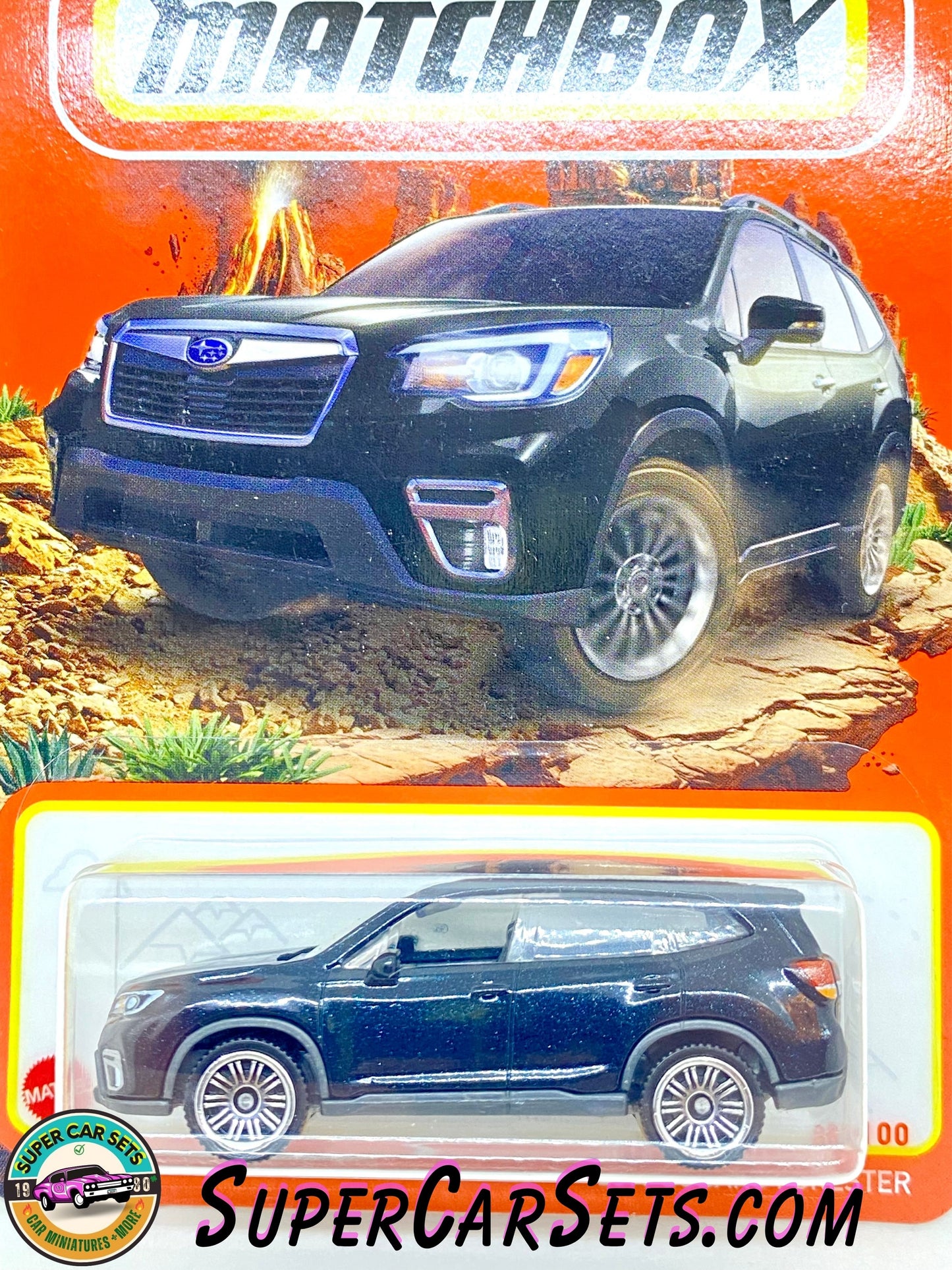 2019 Subaru Forester (black colour) - Matchbox