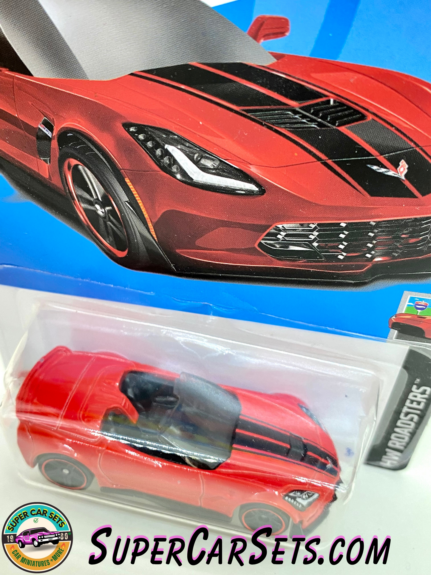 Corvette C7 Z06 Convertible (red colour) - Hot Wheels HW Roadsters 2023 (4/10) (34/250)