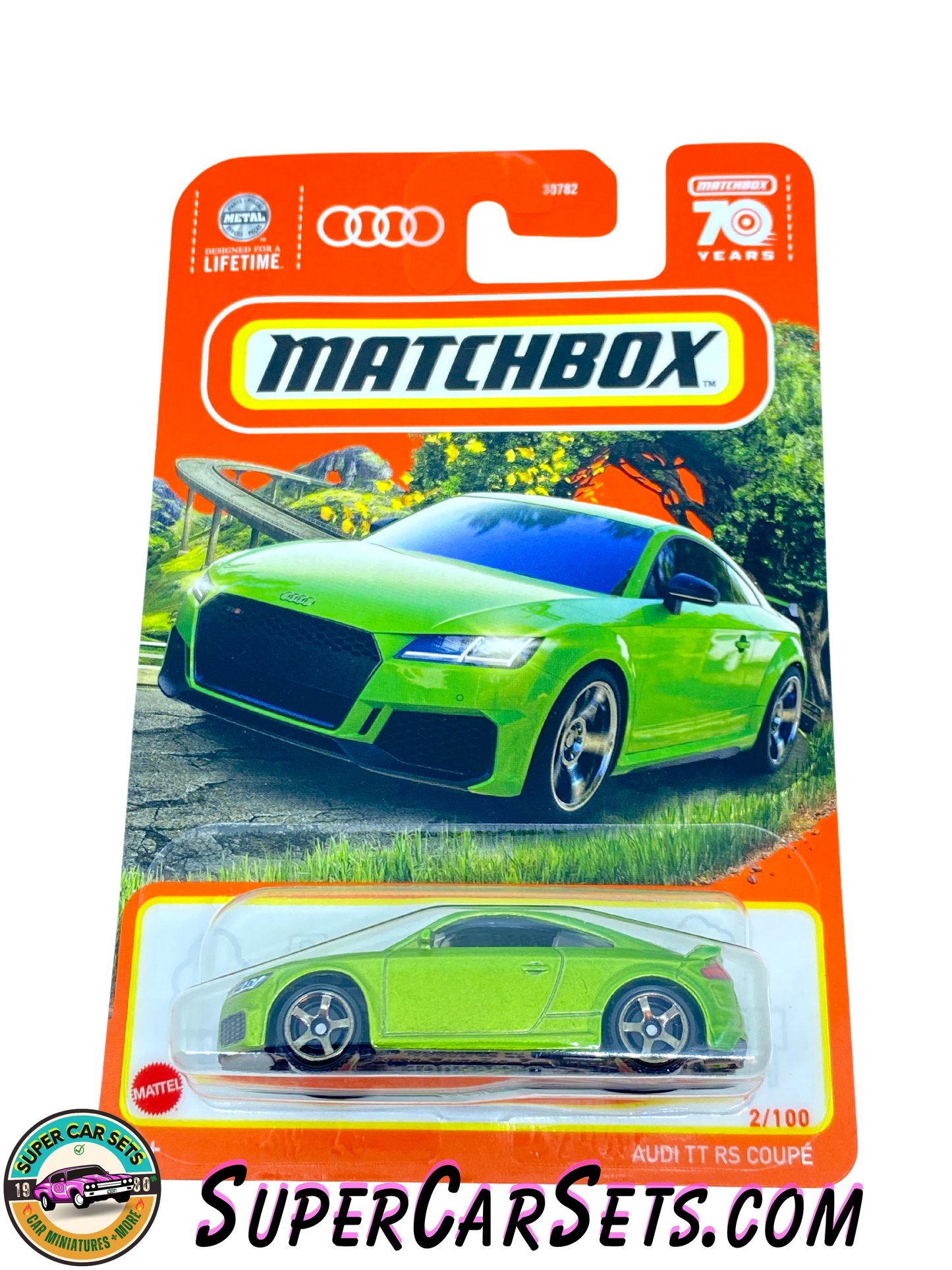 Audi TT RS Coupé (2/100) (green colour) - Matchbox