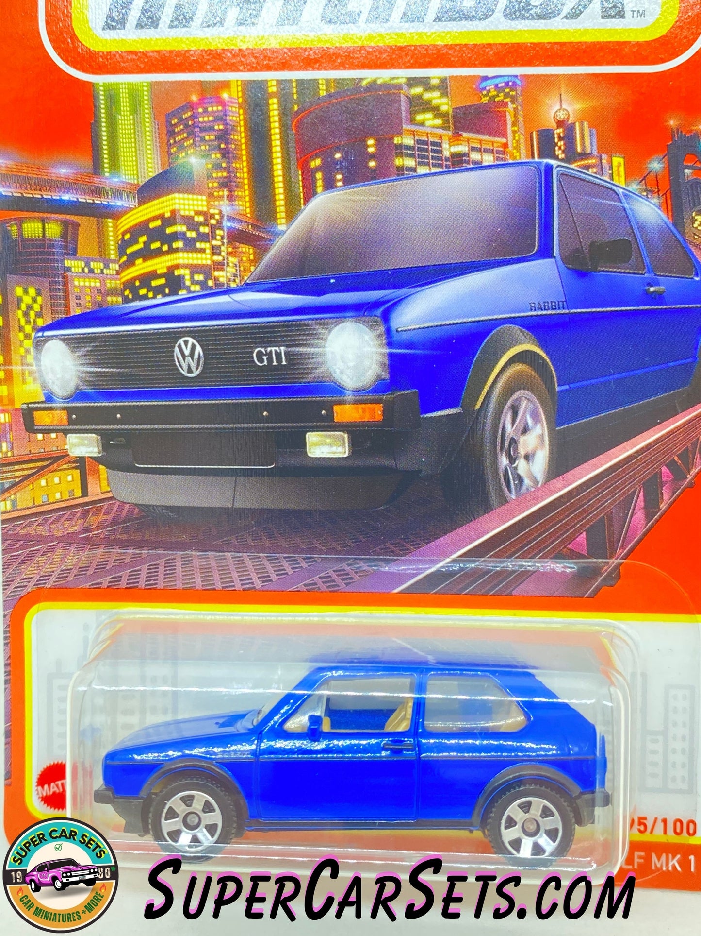 Volkswagen Golf MK1 (blue colour) (95/100) - Matchbox