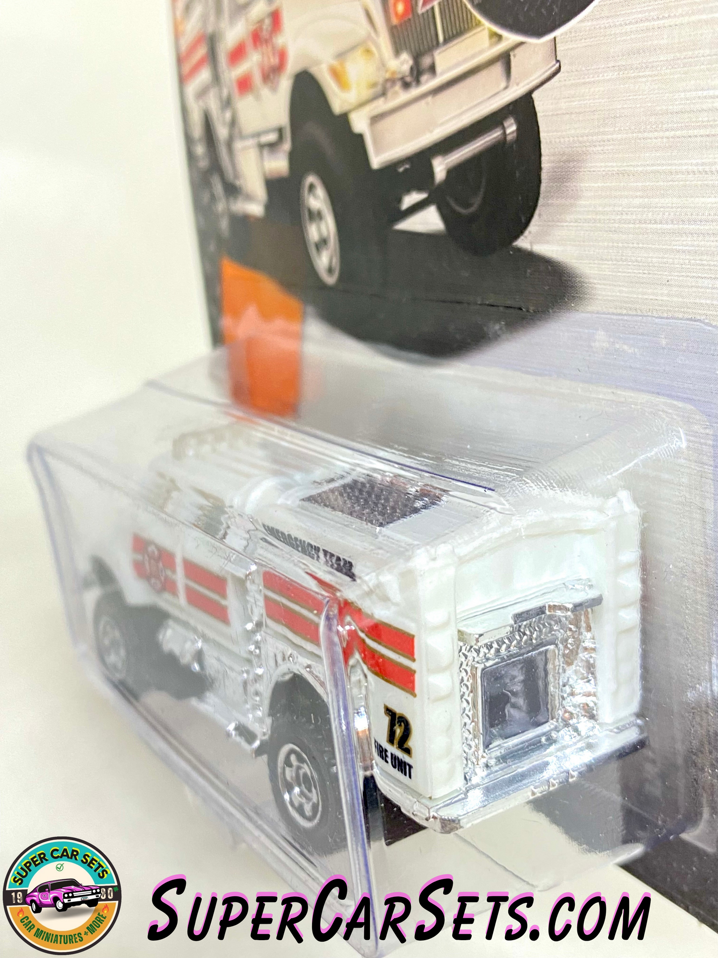 MBX Heroic Rescue - International Workstar Brush Fire  Truck (69/120) (CFW43) (Year launched 2015) (bent cart) - Matchbox