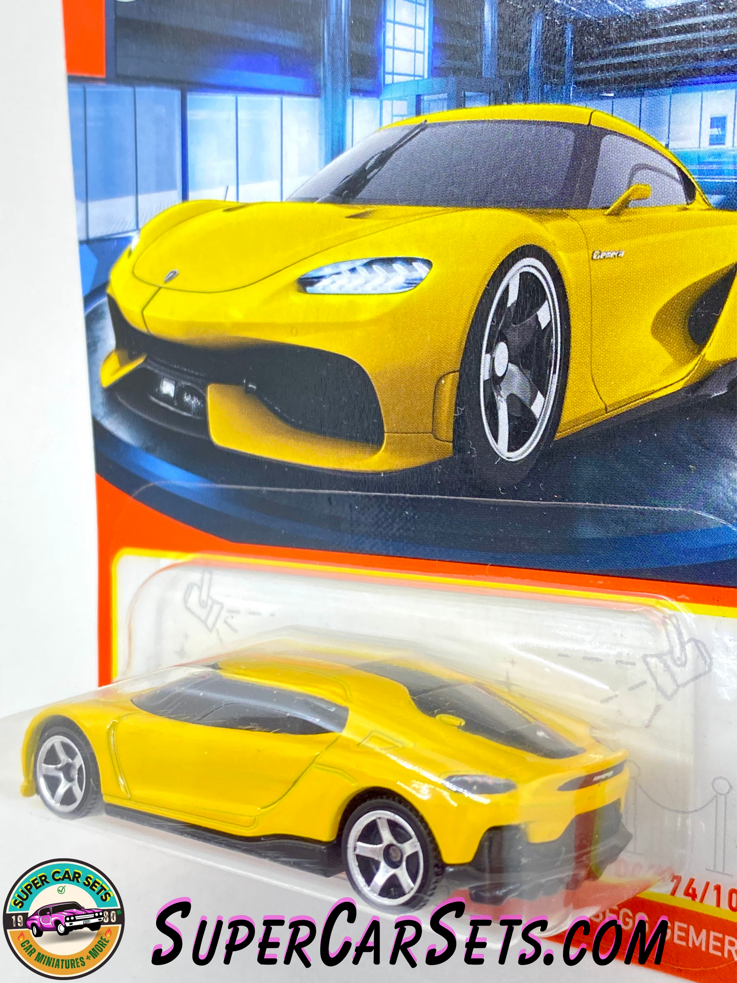 2021 Koenigsegg Gemera (74/100) (yellow colour) - Matchbox