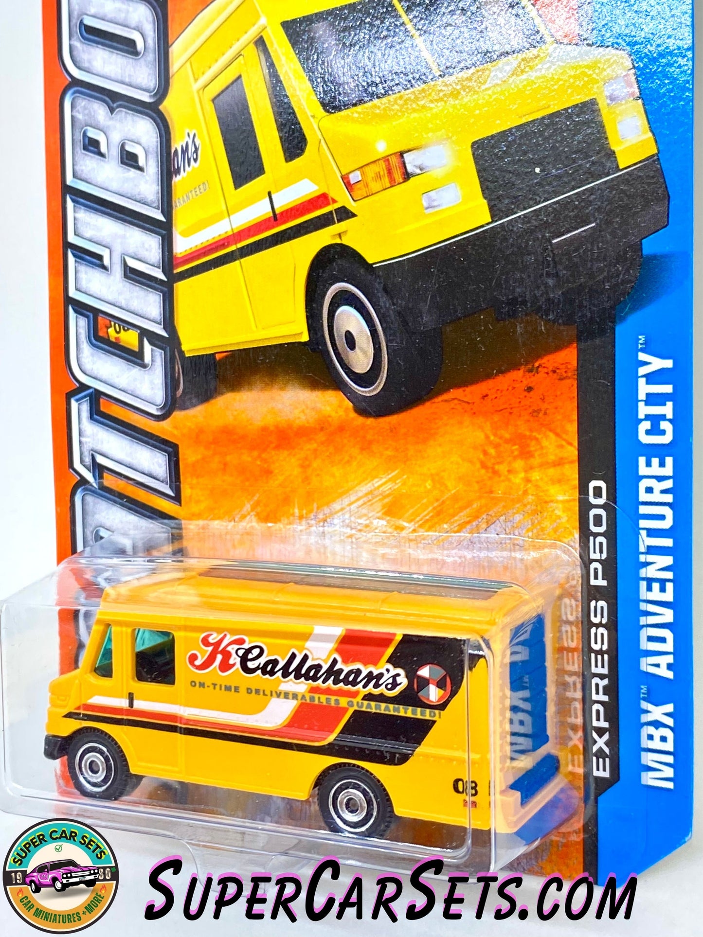 Express P500 (Y0650-0719) (Year launched 2013) (card slightly bent) - Matchbox MBX Adventure City 2013