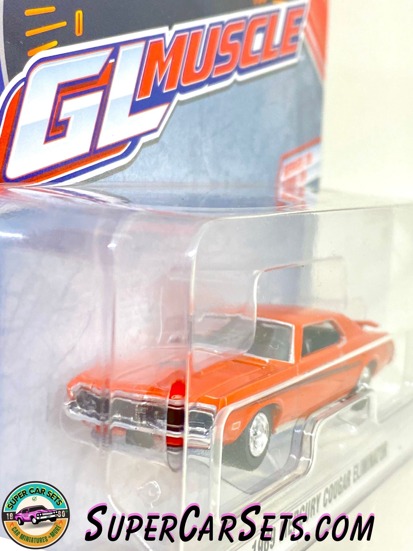 1969 Mercury Cougar Eliminator (orange colour) GL Muscle Series 28 made by Greenlight