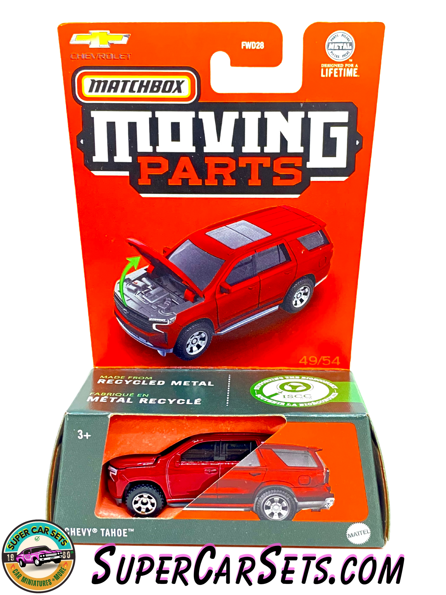 Chevy Tahoe (red colour) - Matchbox Moving Parts