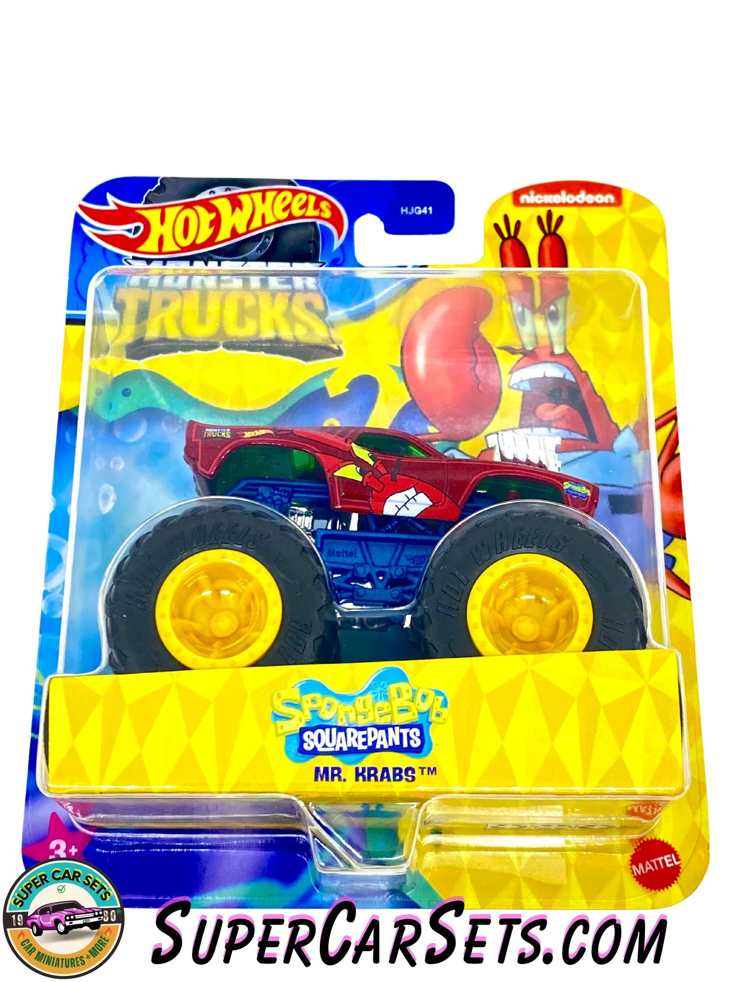 Hot Wheels Monster Trucks SpongeBob Schwammkopf