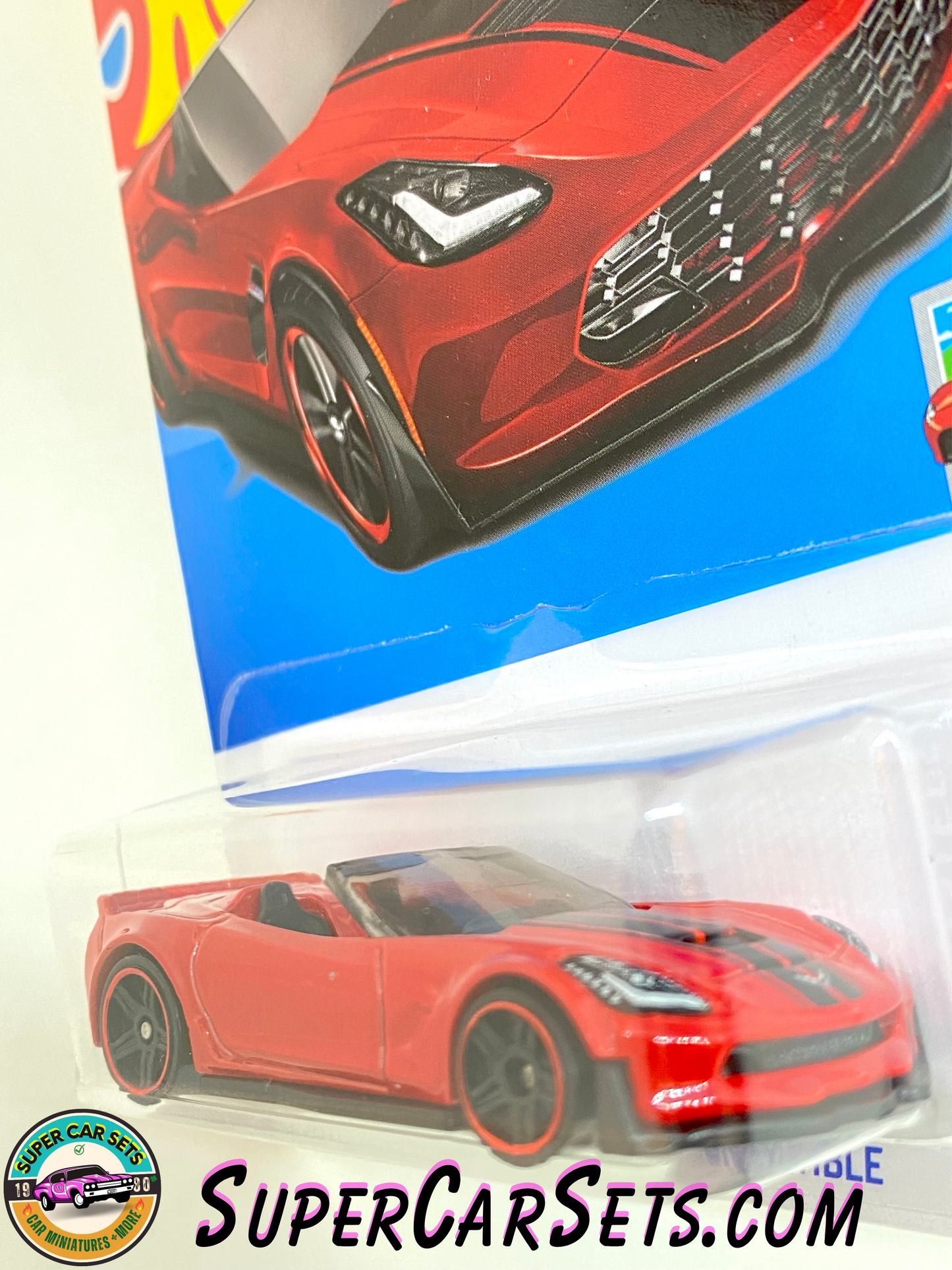 Corvette C7 Z06 Convertible (red colour) - Hot Wheels HW Roadsters 2023 (4/10) (34/250)