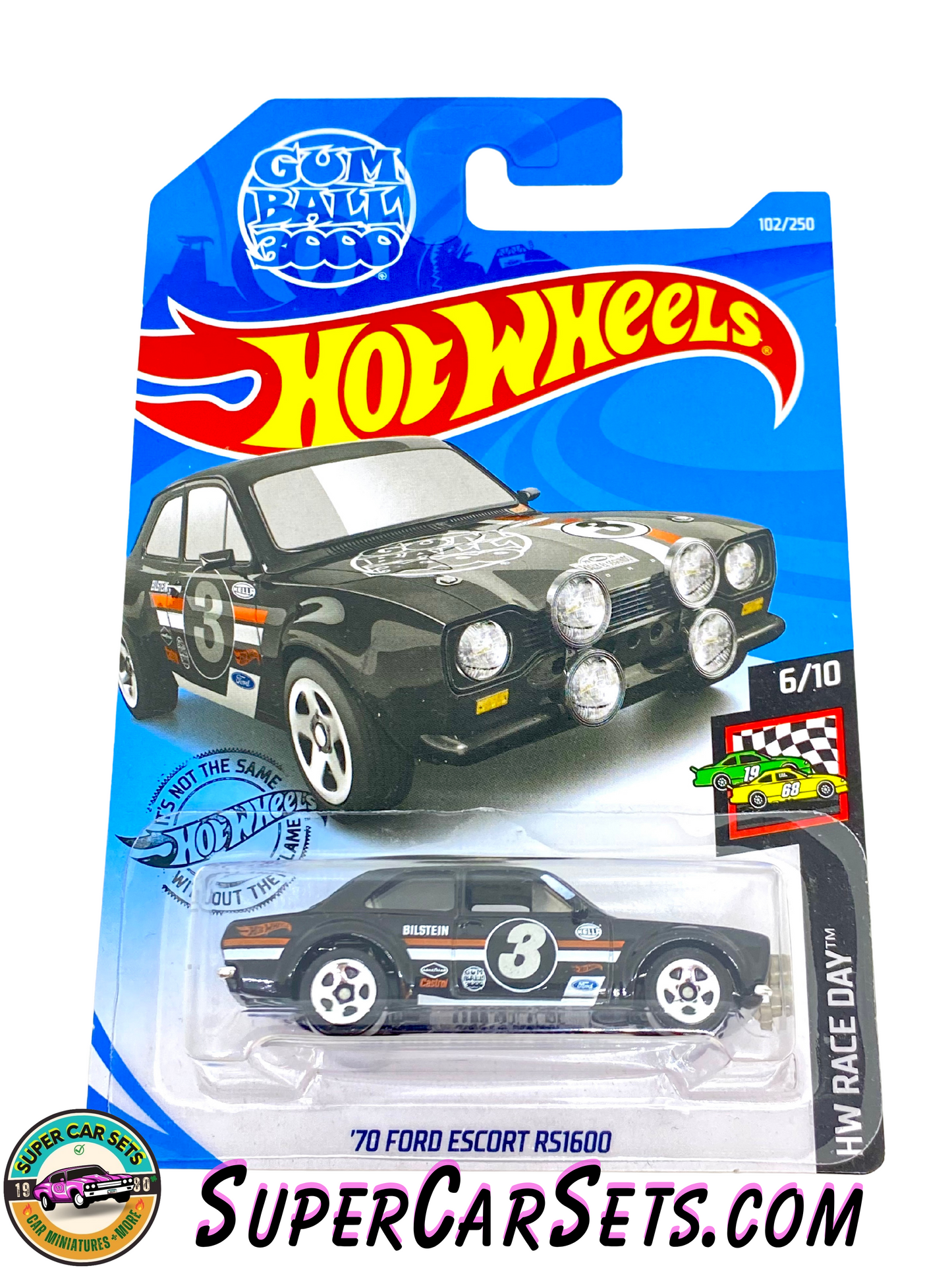 Hot Wheels HW Race Day - 2019 (6/10) (102/250) - ’70 Ford Escort  RS1600