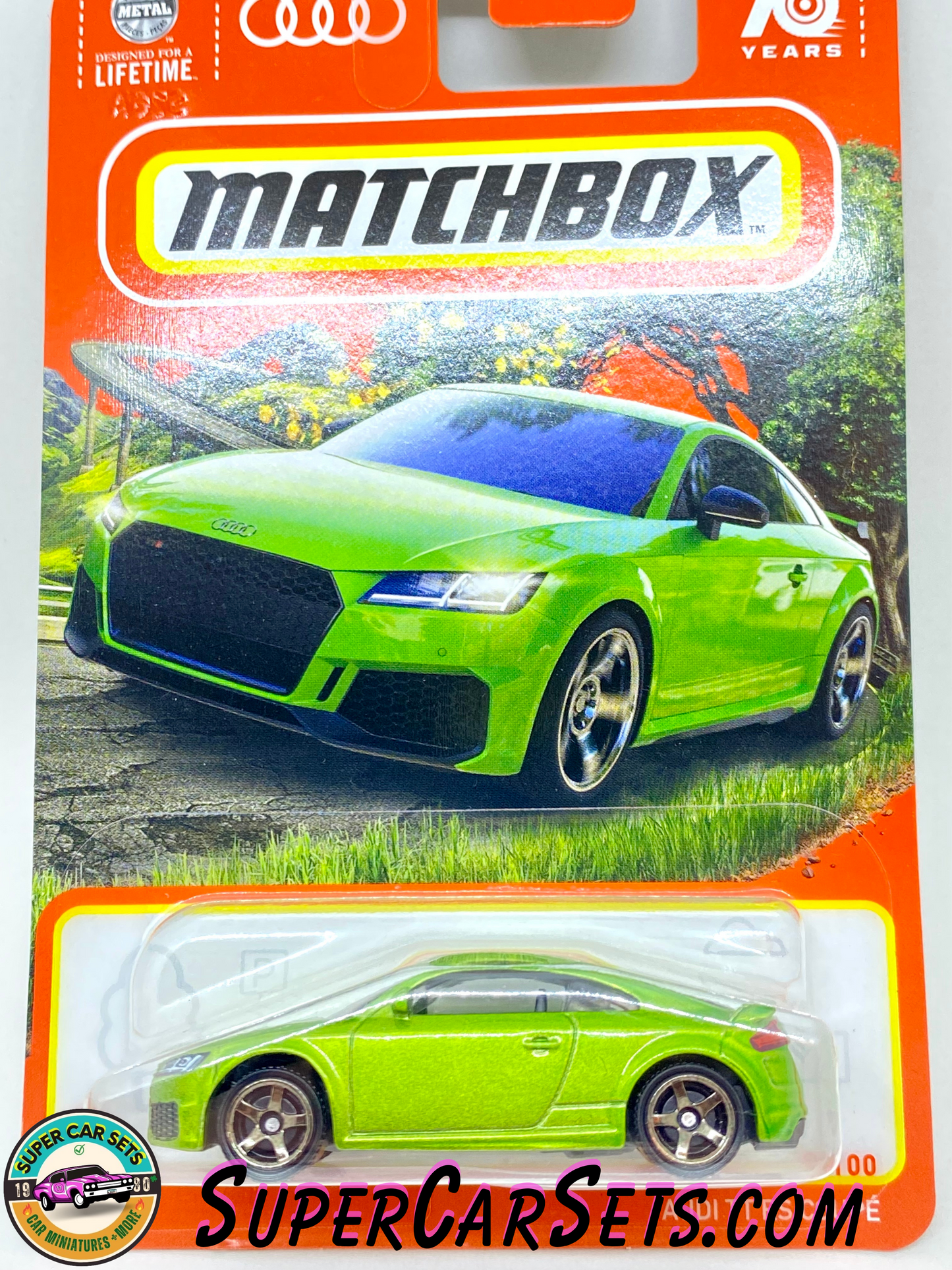 Audi TT RS Coupé (2/100) (green colour) - Matchbox