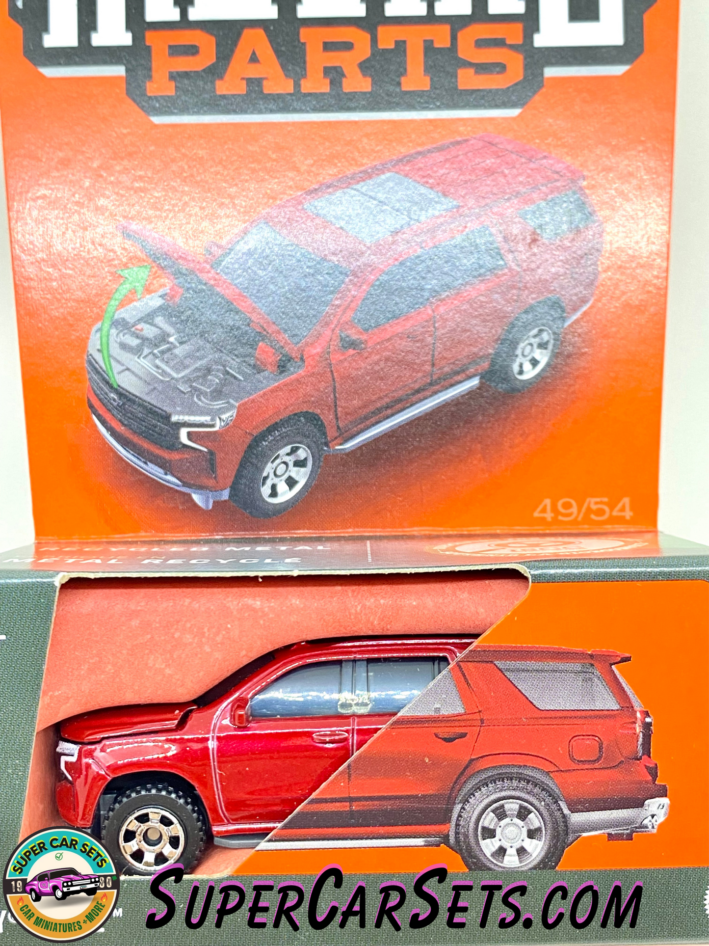 Chevy Tahoe (red colour) - Matchbox Moving Parts