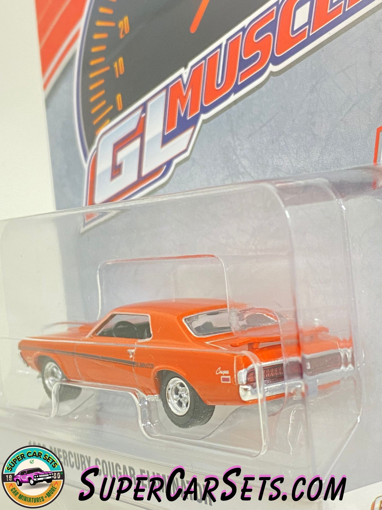 1969 Mercury Cougar Eliminator (orange colour) GL Muscle Series 28 made by Greenlight