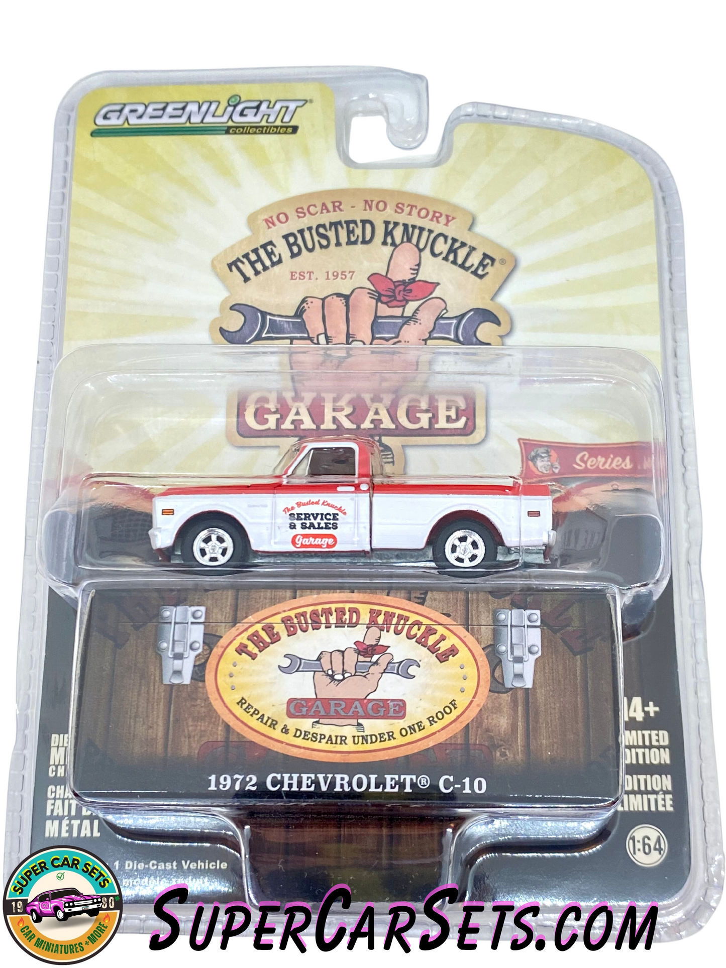 Busted Knuckle Garage - Series 2 - 1972 Chevrolet C-10 - made by Greenlight