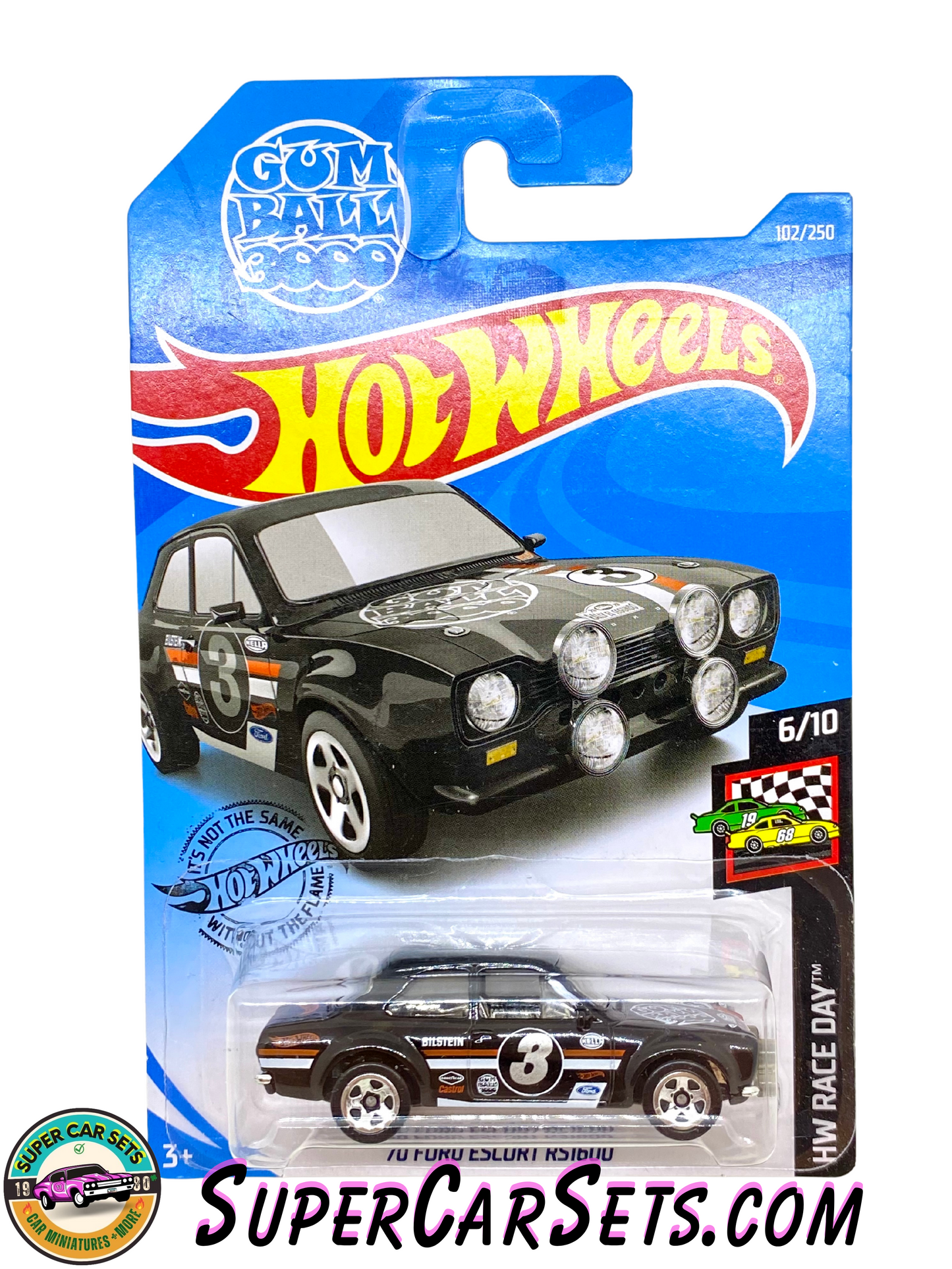 Hot Wheels HW Race Day - 2019 (6/10) (102/250) - ’70 Ford Escort  RS1600