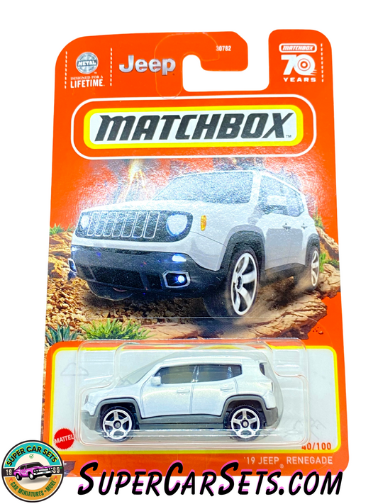 19 Jeep Renegade (white colour) (40/100) - Matchbox