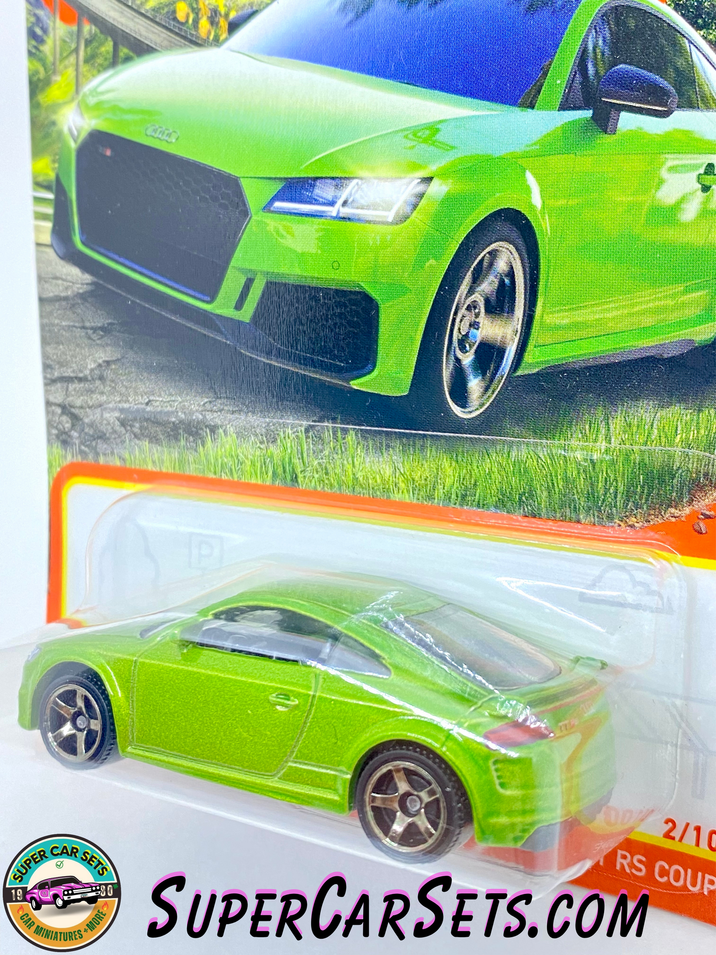 Audi TT RS Coupé (2/100) (green colour) - Matchbox