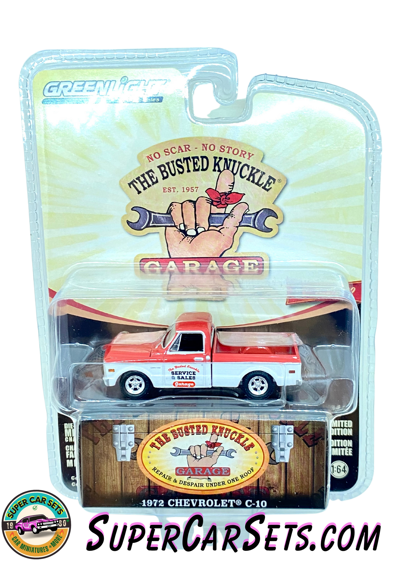 Busted Knuckle Garage - Series 2 - 1972 Chevrolet C-10 - made by Greenlight