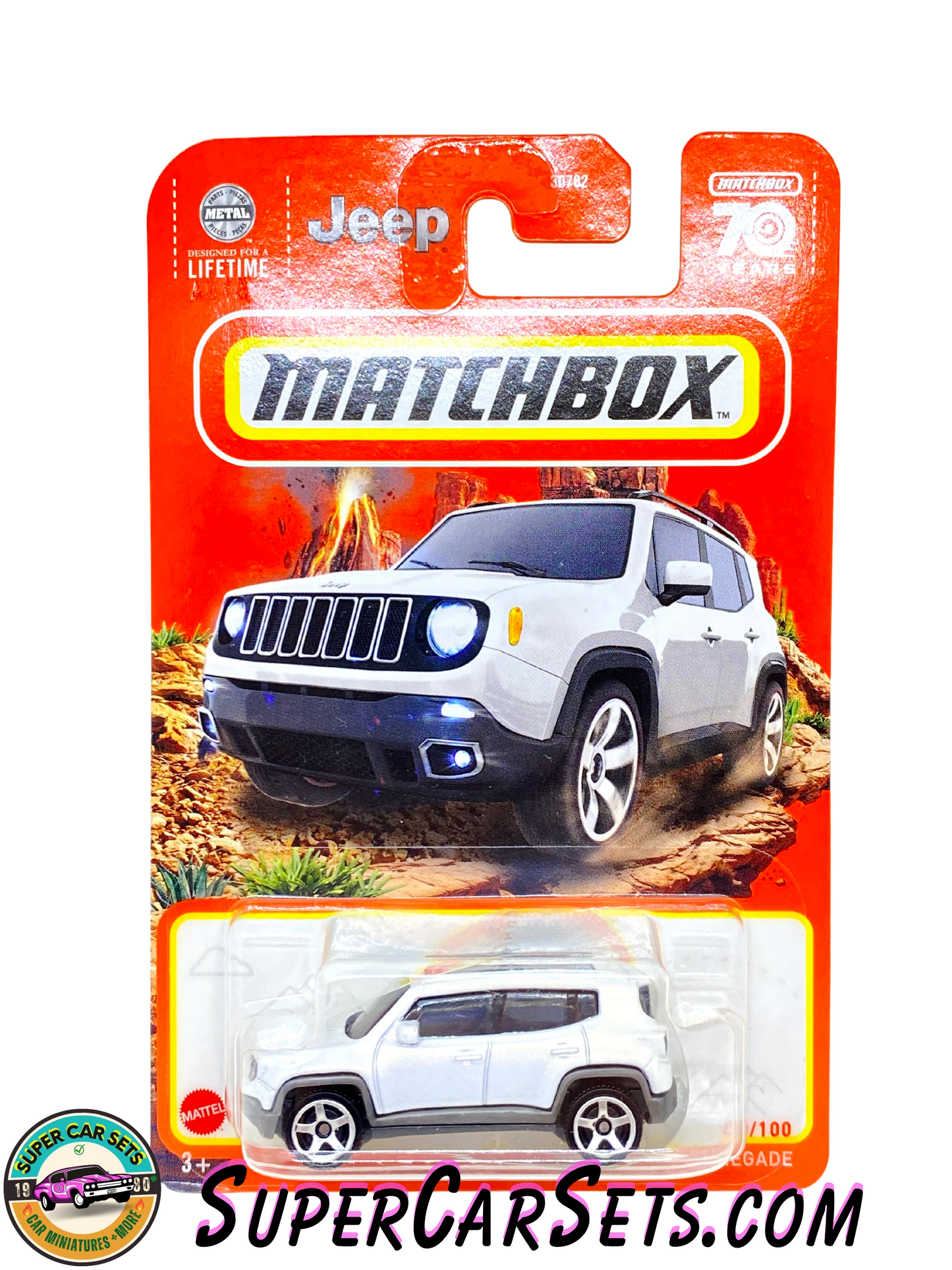 19 Jeep Renegade (white colour) (40/100) - Matchbox