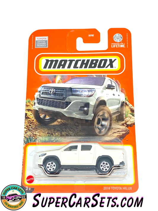 2018 Toyota Hilux (white colour) - Matchbox