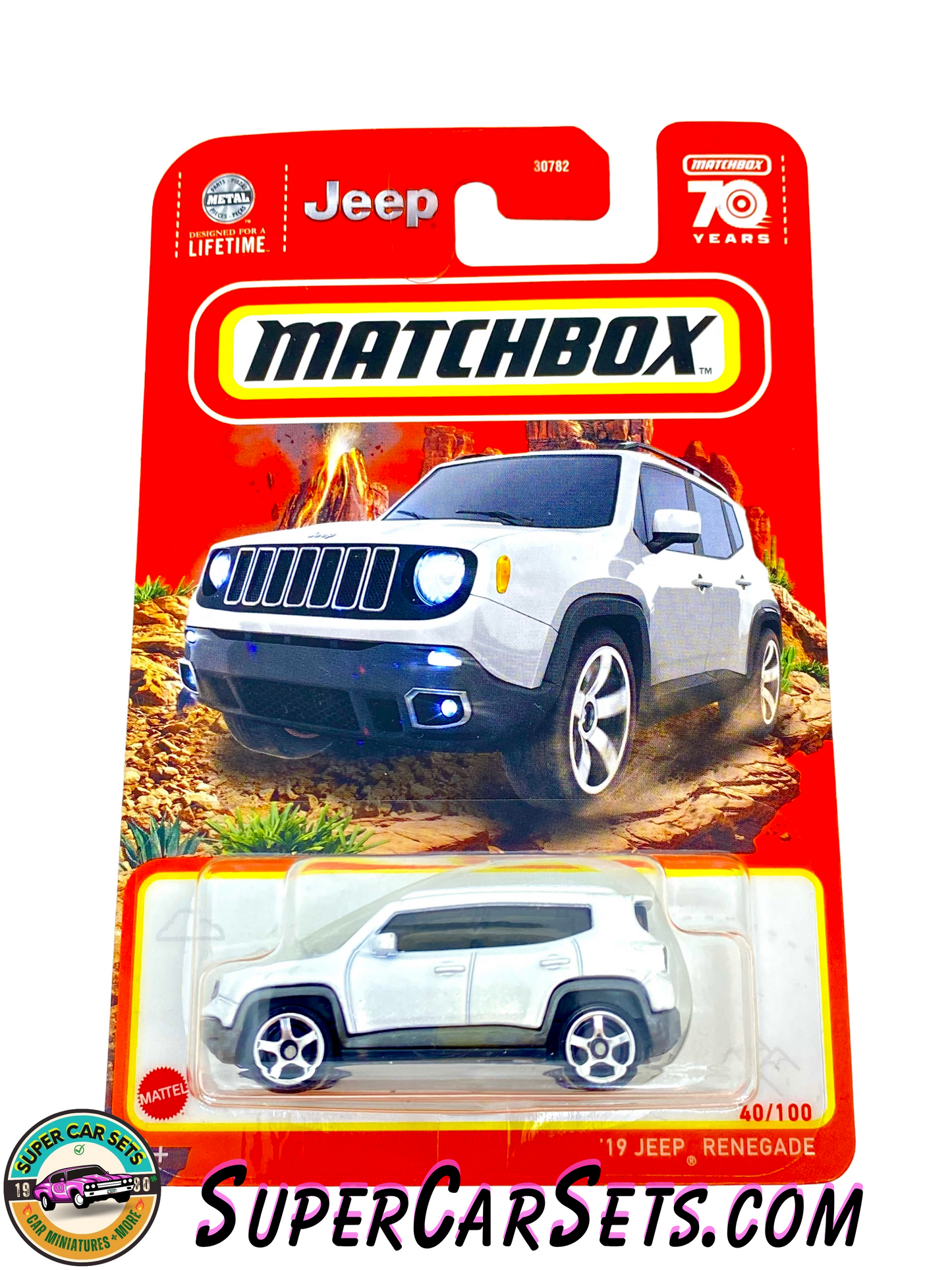 19 Jeep Renegade (white colour) (40/100) - Matchbox