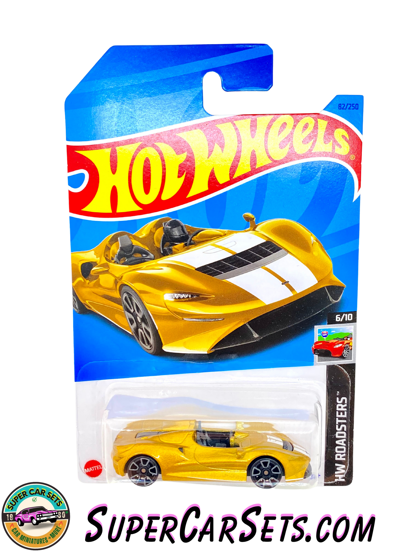 McLaren Elva (golden) - Hot Wheels HW Roadsters 2023 (6/10) (82/250)