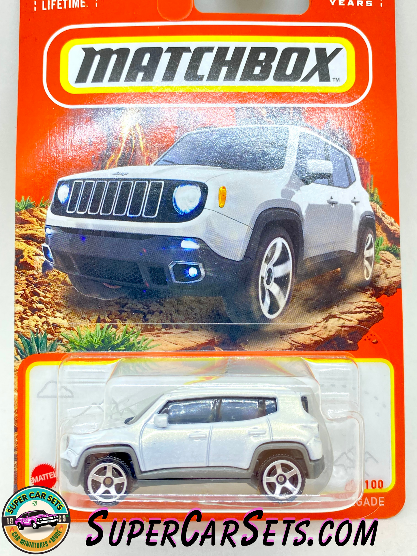 19 Jeep Renegade (white colour) (40/100) - Matchbox