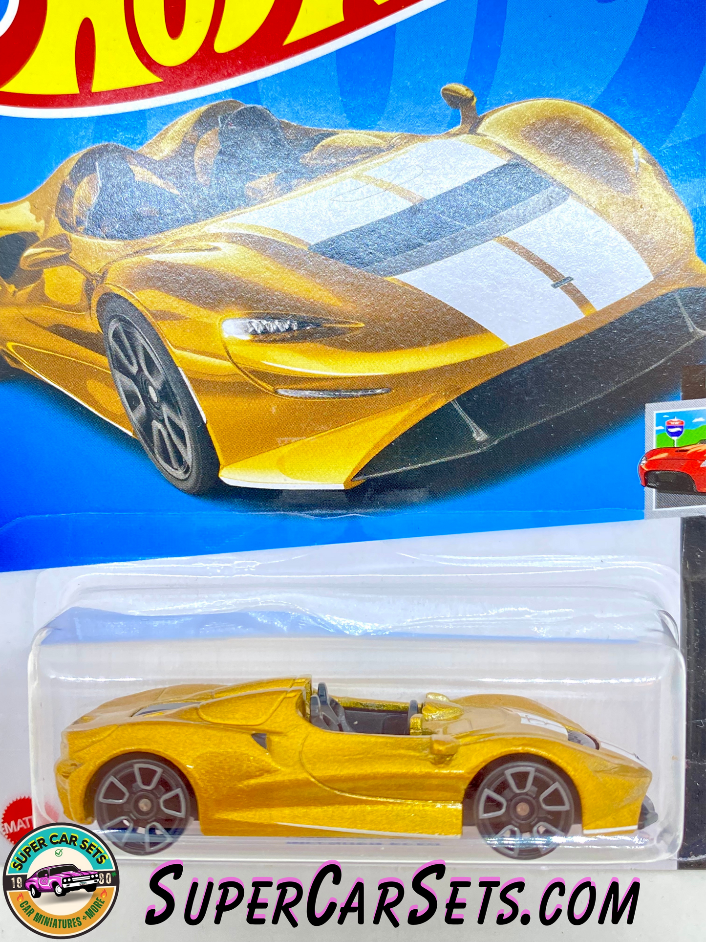 McLaren Elva (golden) - Hot Wheels HW Roadsters 2023 (6/10) (82/250)