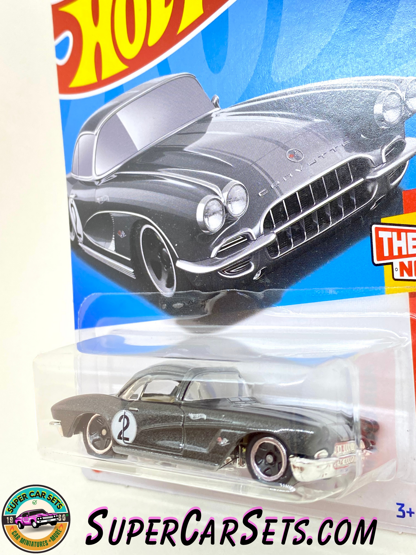 62 Corvette (dark grey colour) - Hot Wheels Then and Now 2023 (5/10) (216/250)