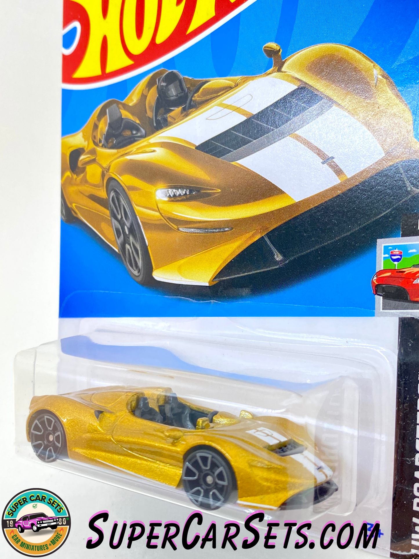 McLaren Elva (golden) - Hot Wheels HW Roadsters 2023 (6/10) (82/250)