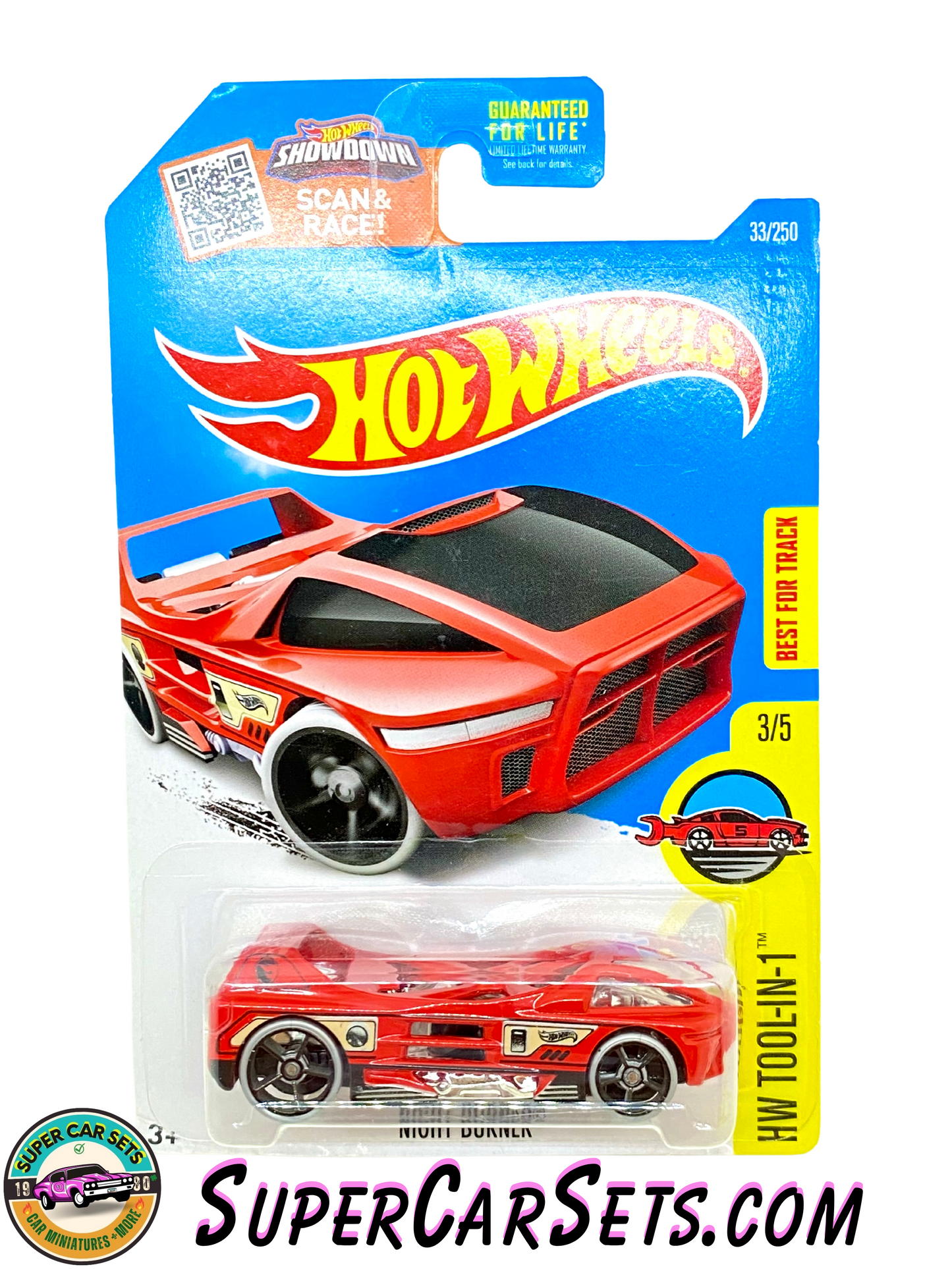 TREASURE HUNT - Hot Wheels - HW Tool-In-1 - 2016 (3/5) (33/250) - Night Burner