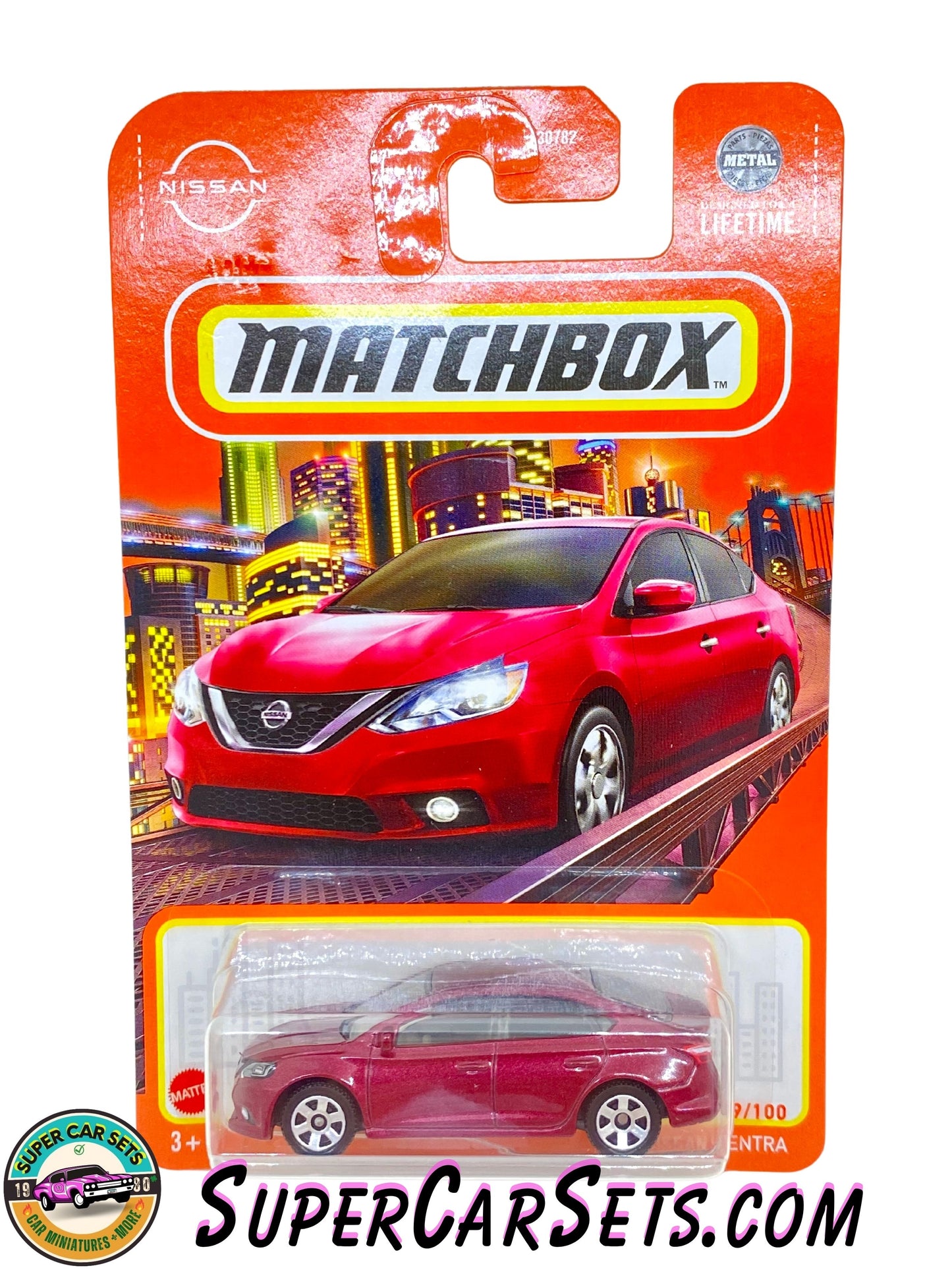 2016 Nissan Sentra (red colour) (9/100) - Matchbox