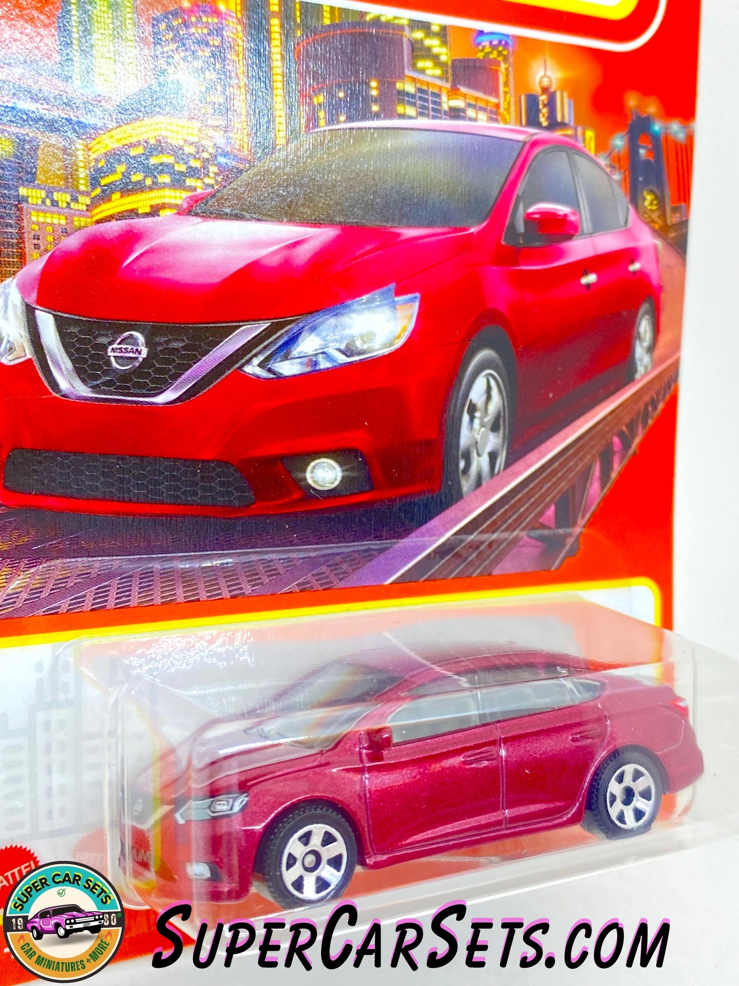 2016 Nissan Sentra (red colour) (9/100) - Matchbox