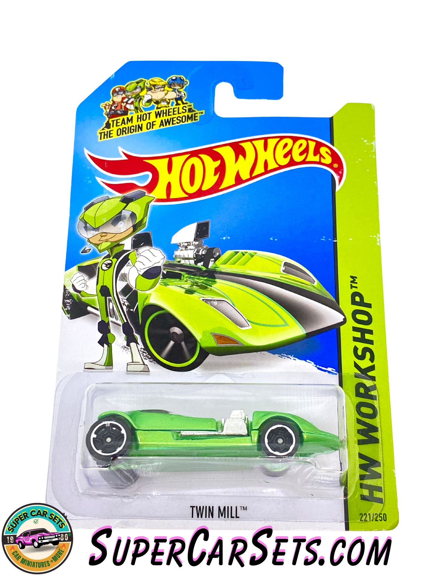 Twin Mill (Pearl Green colour) - Hot Wheels HW Workshop - 2014 (201/250)