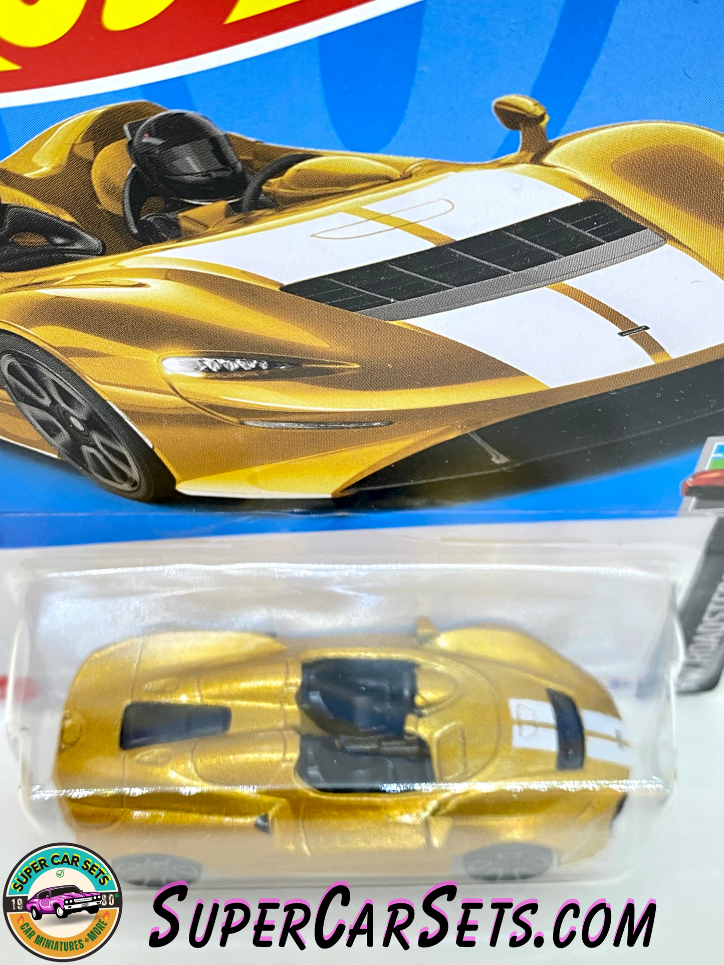 McLaren Elva (golden) - Hot Wheels HW Roadsters 2023 (6/10) (82/250)