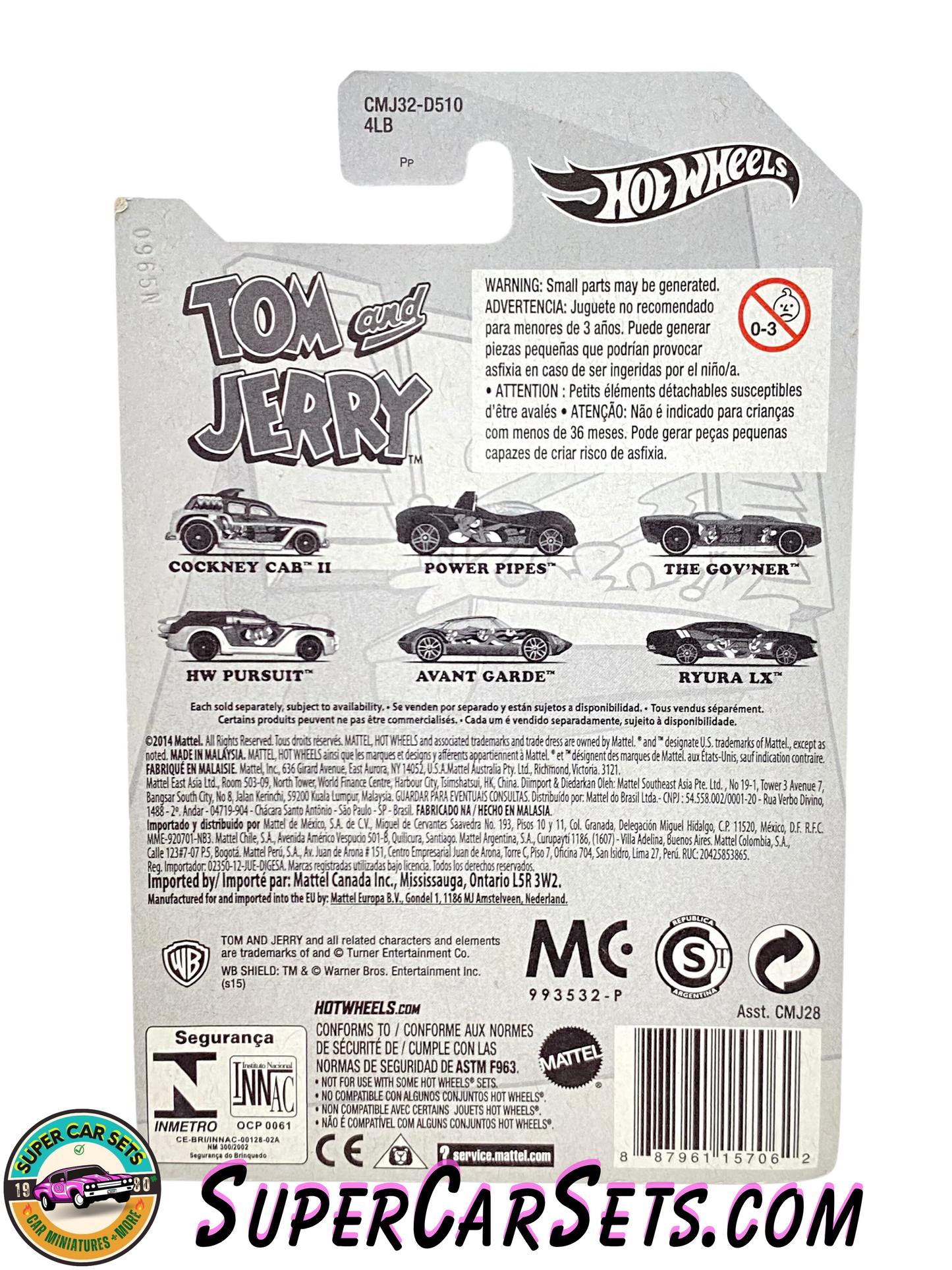 Hot Wheels - Tom and Jerry (4/6) HW Pursuit