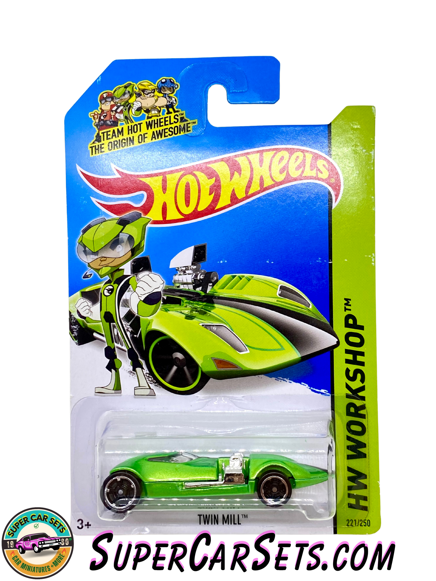 Twin Mill (Pearl Green colour) - Hot Wheels HW Workshop - 2014 (201/250)