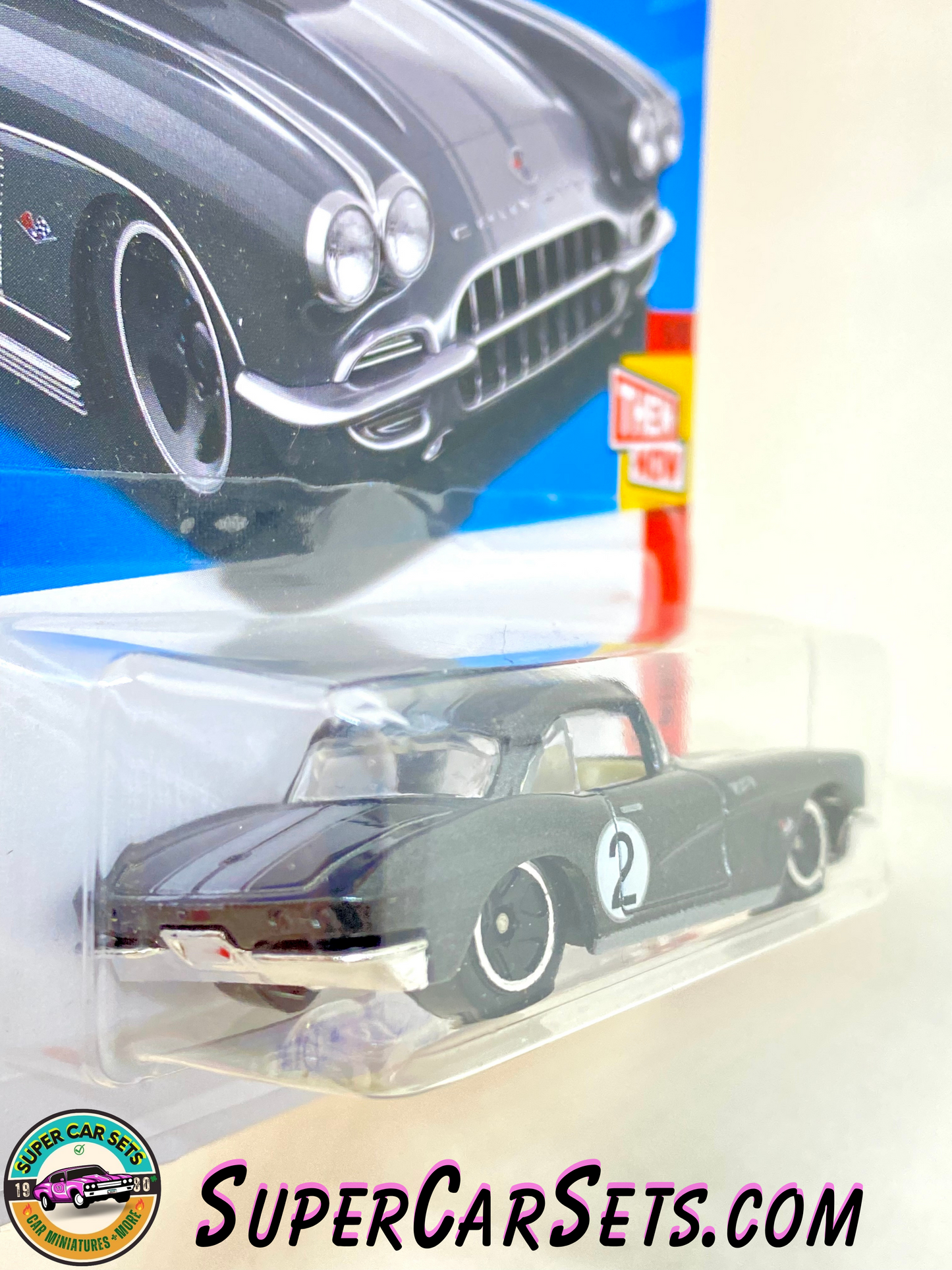 62 Corvette (dark grey colour) - Hot Wheels Then and Now 2023 (5/10) (216/250)