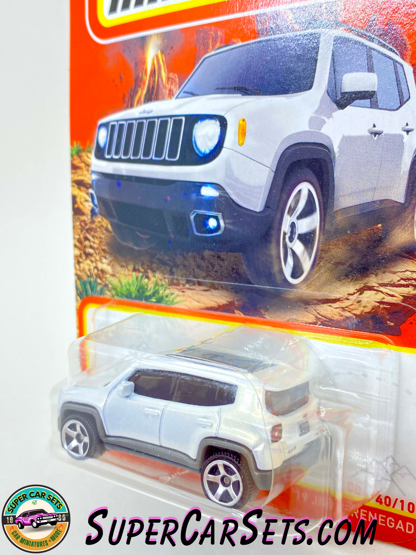 19 Jeep Renegade (white colour) (40/100) - Matchbox