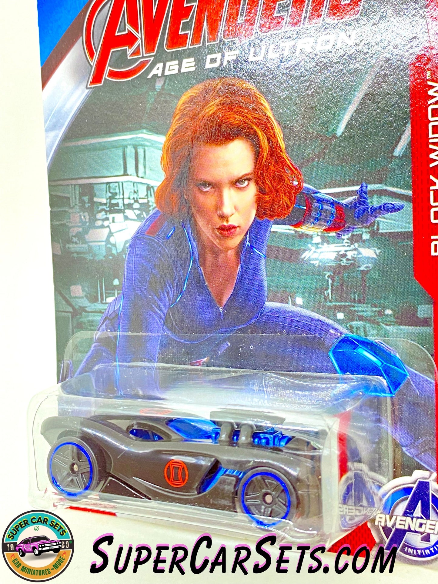 Hot Wheels - Marvel Avengers Age of Ultron (8/8) - Black Widow - 16 Angles