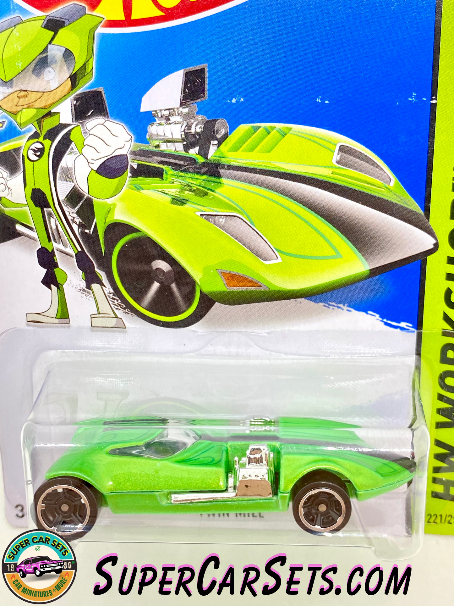 Twin Mill (Pearl Green colour) - Hot Wheels HW Workshop - 2014 (201/250)