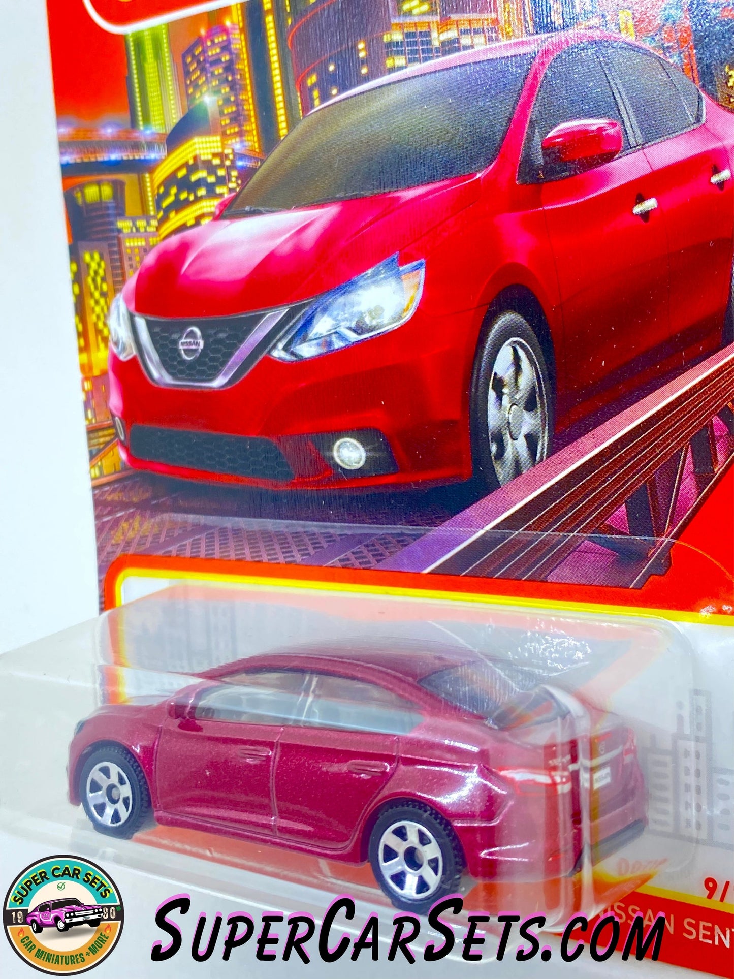 2016 Nissan Sentra (red colour) (9/100) - Matchbox